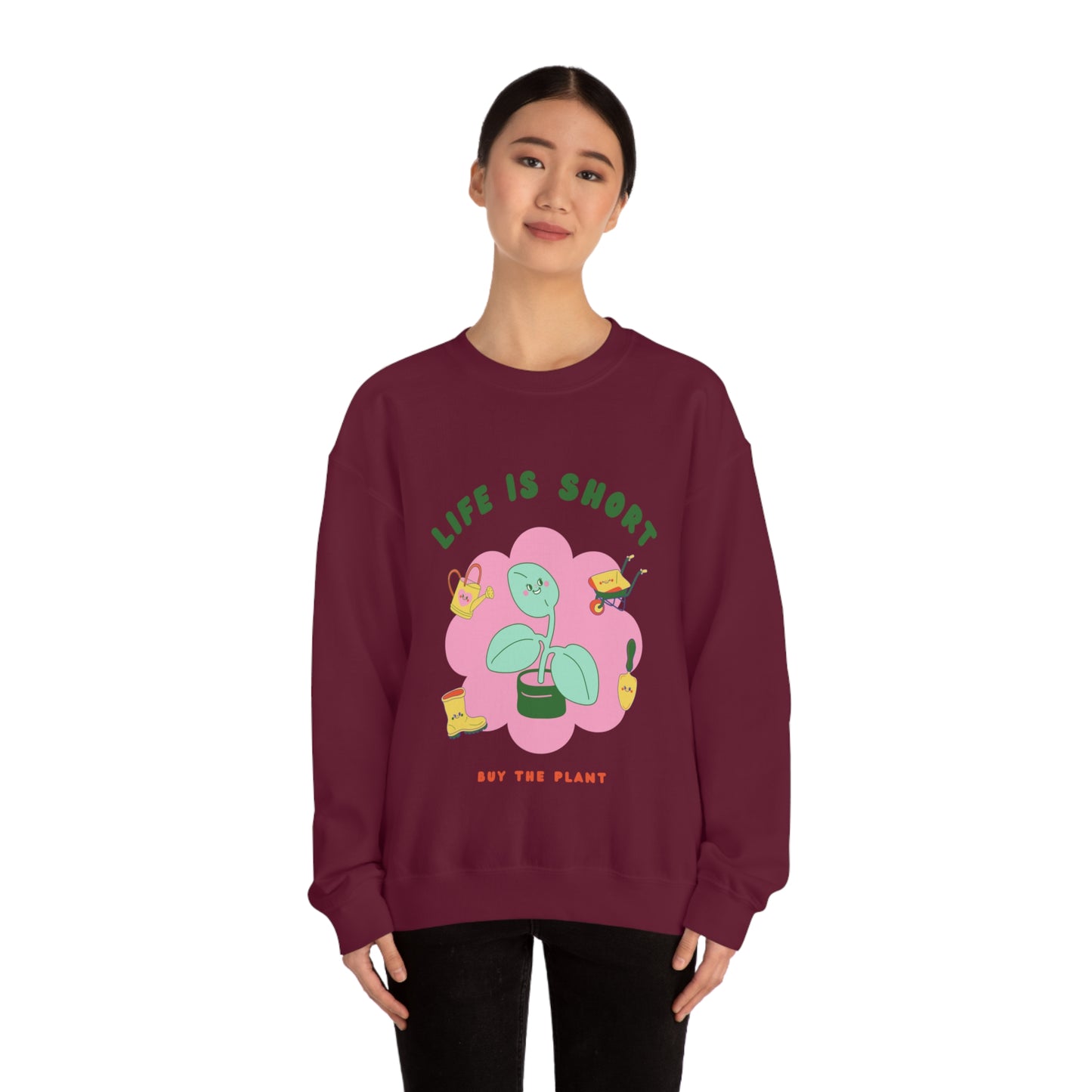 Life Is Short Unisex Crewneck