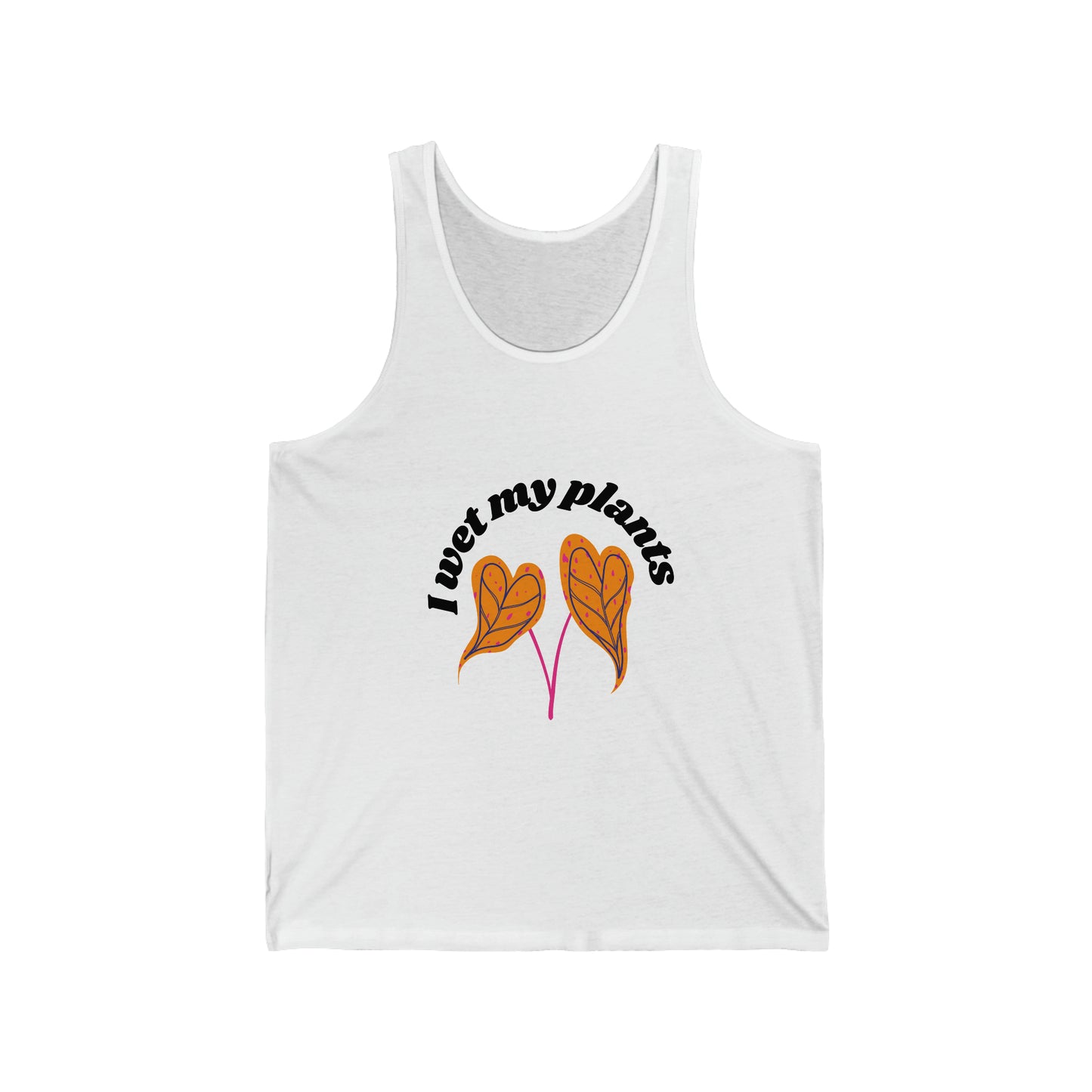 I Wet My Plants Unisex Jersey Tank