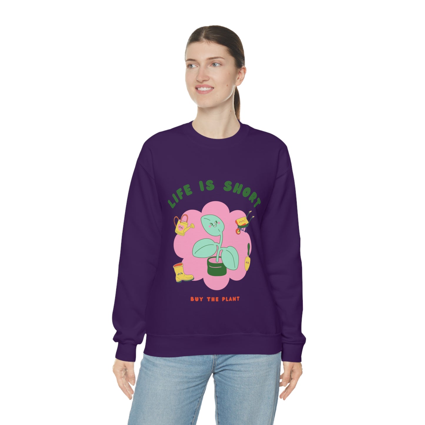 Life Is Short Unisex Crewneck