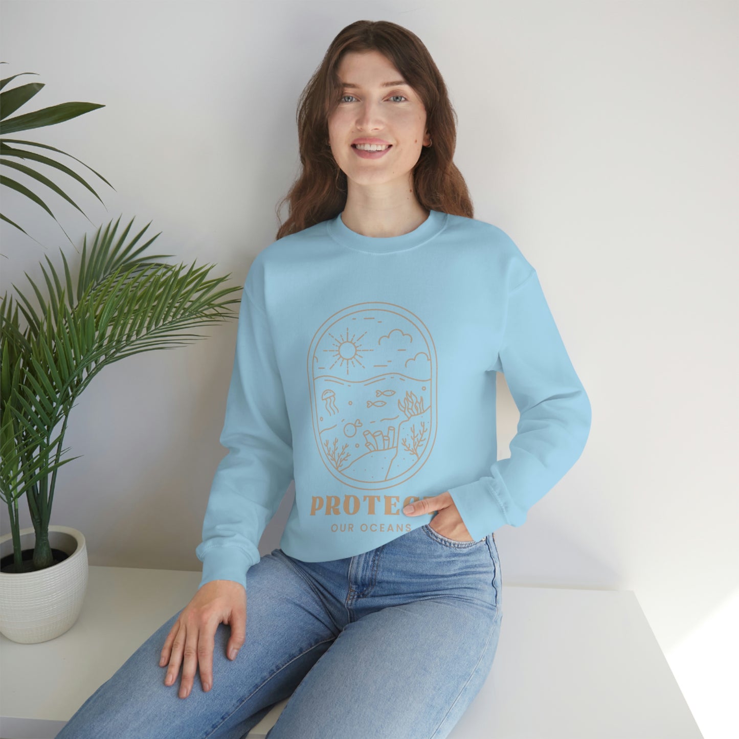Protect Our Oceans Unisex Crewneck