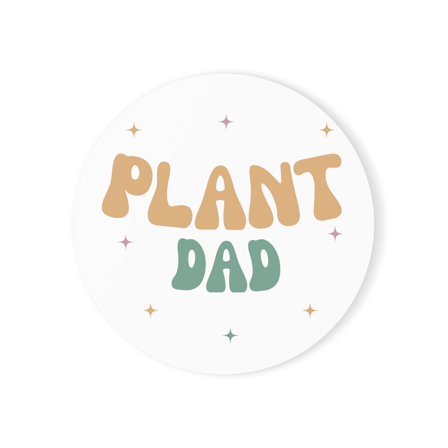 Plant Dad Cork Back Coaster