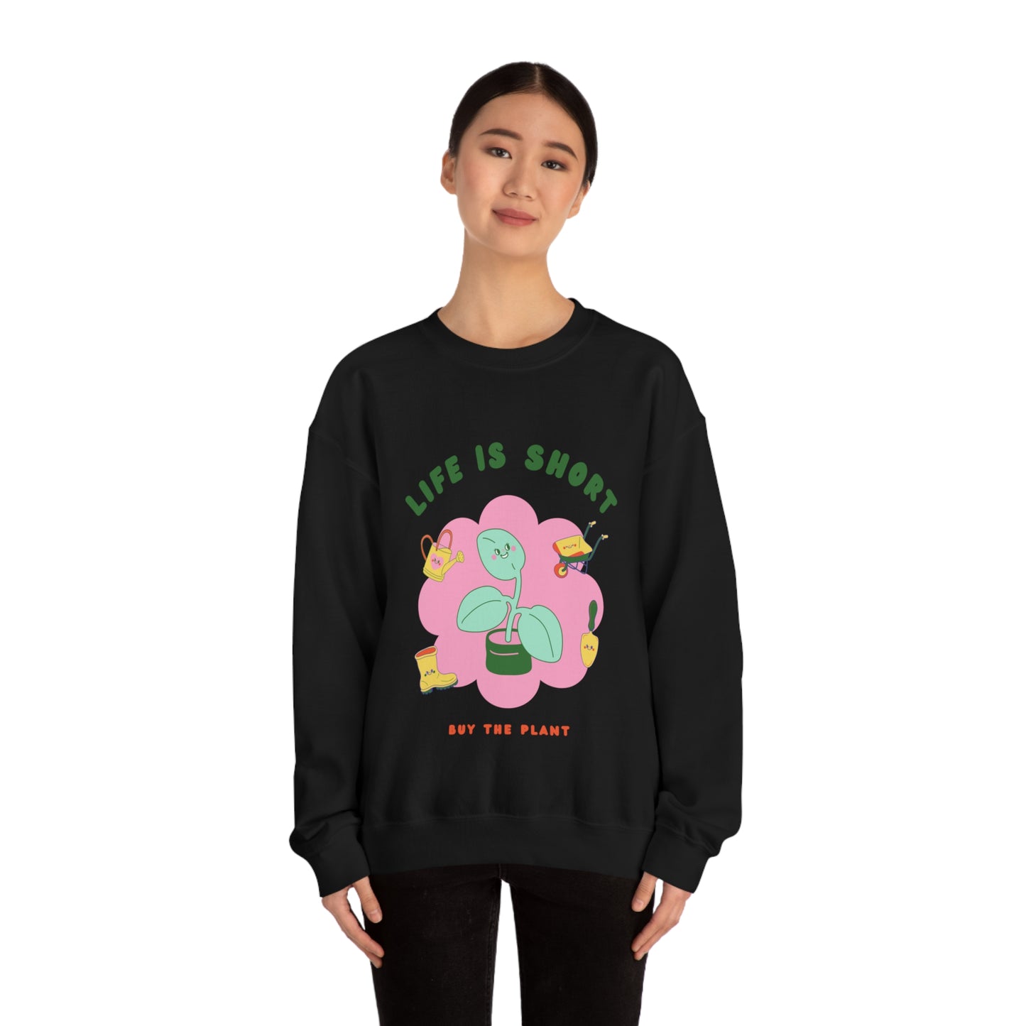 Life Is Short Unisex Crewneck