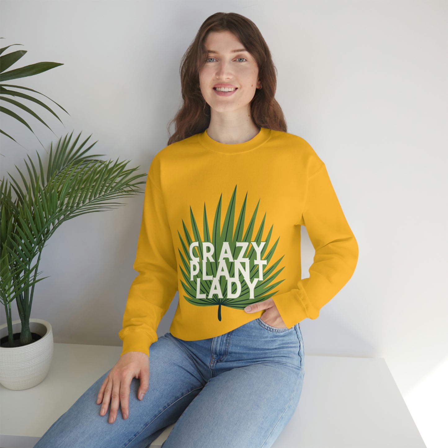 Crazy Plant Lady Unisex Crewneck