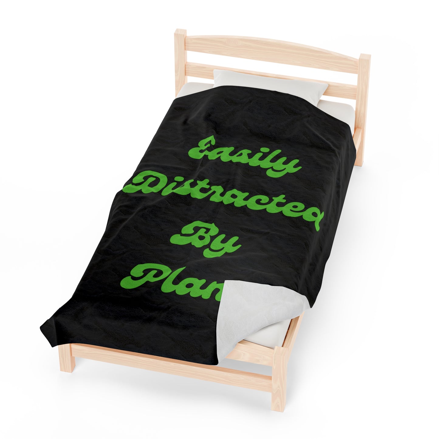 Distracted Velveteen Plush Blanket