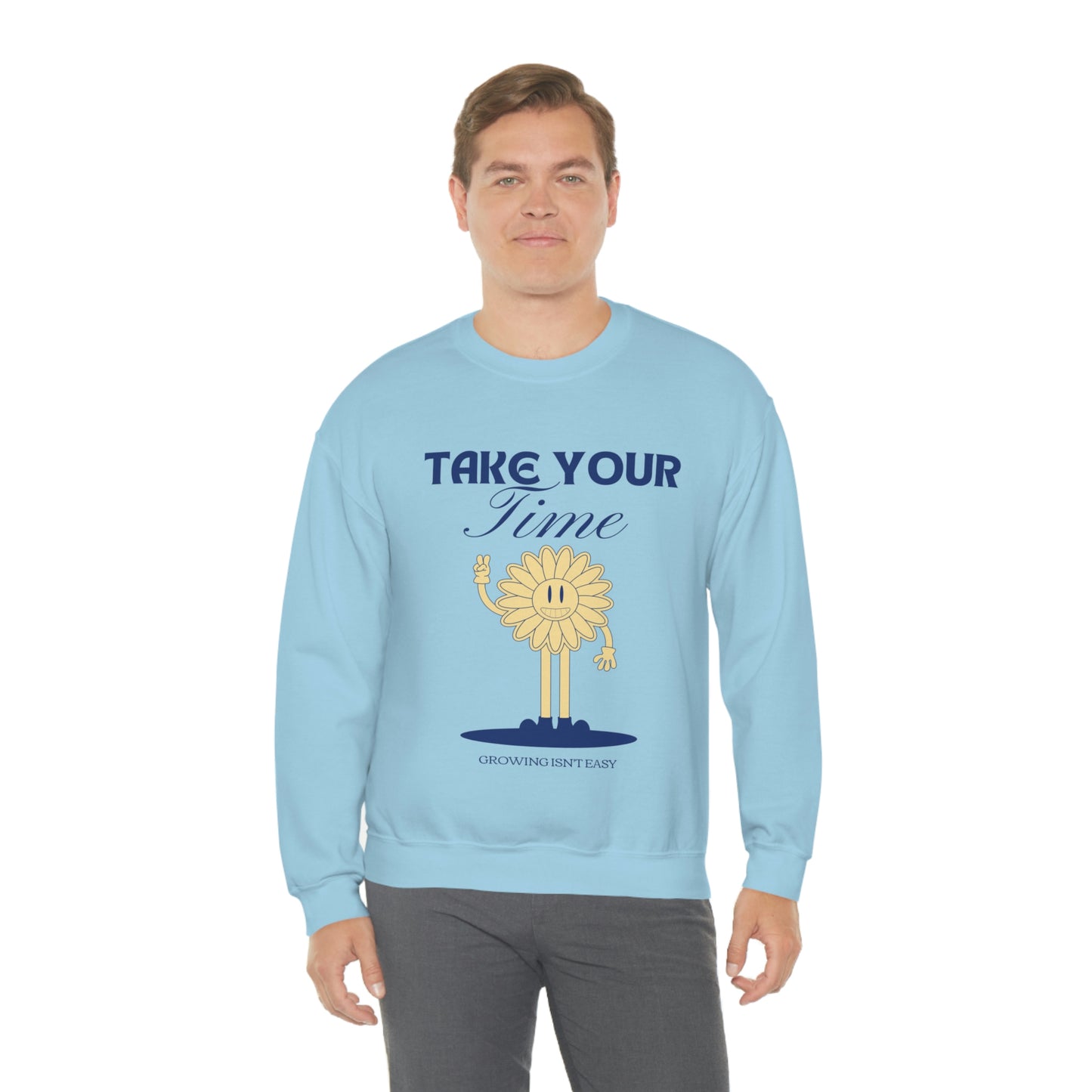 Growing Isn't Easy Unisex Crewneck
