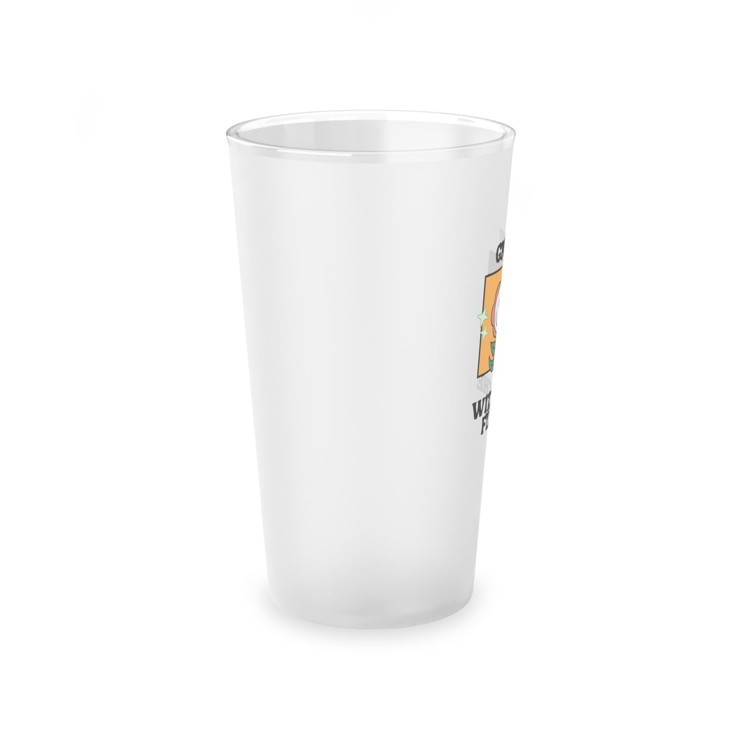 Flow Frosted Pint Glass