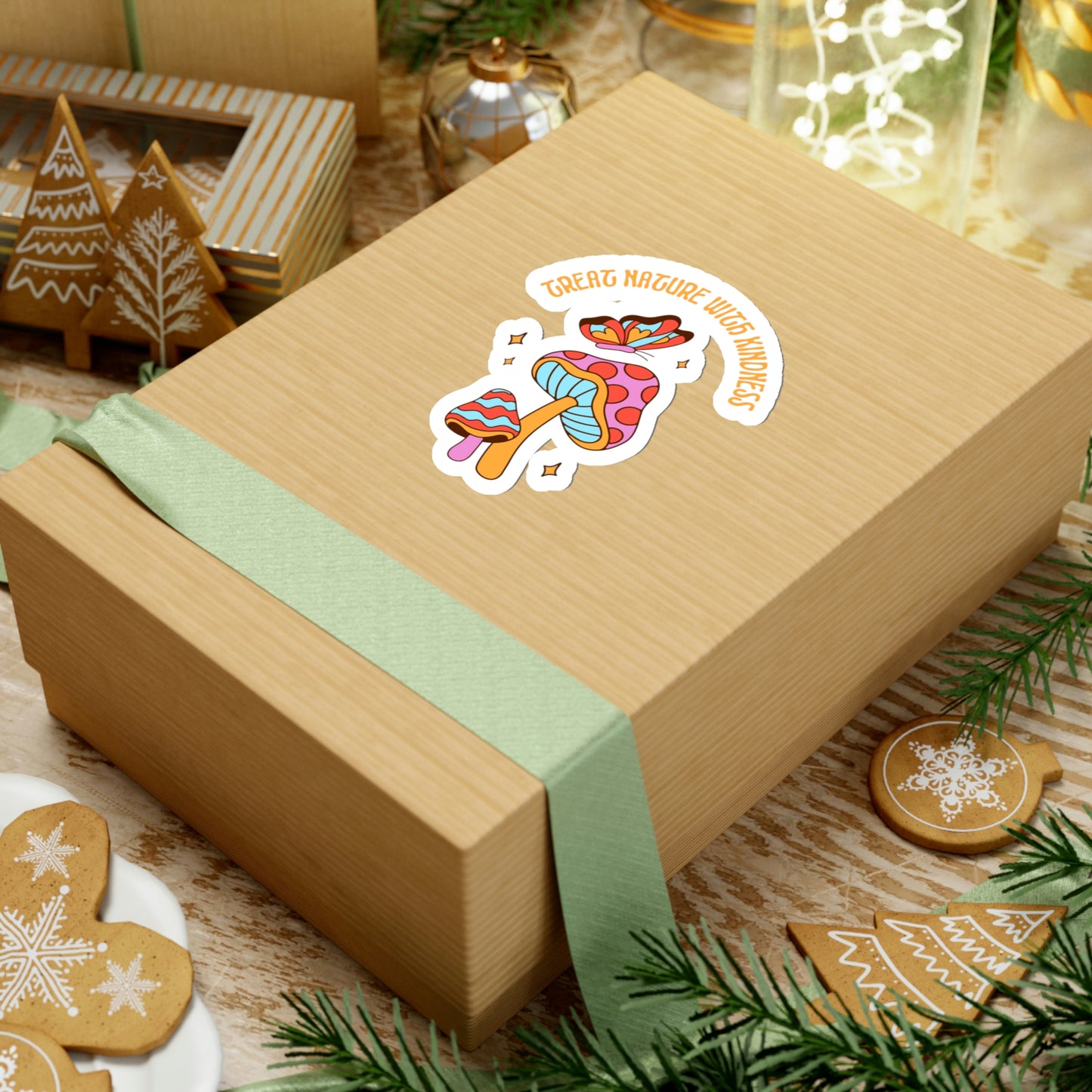 Treat Nature With Kindness Stickers