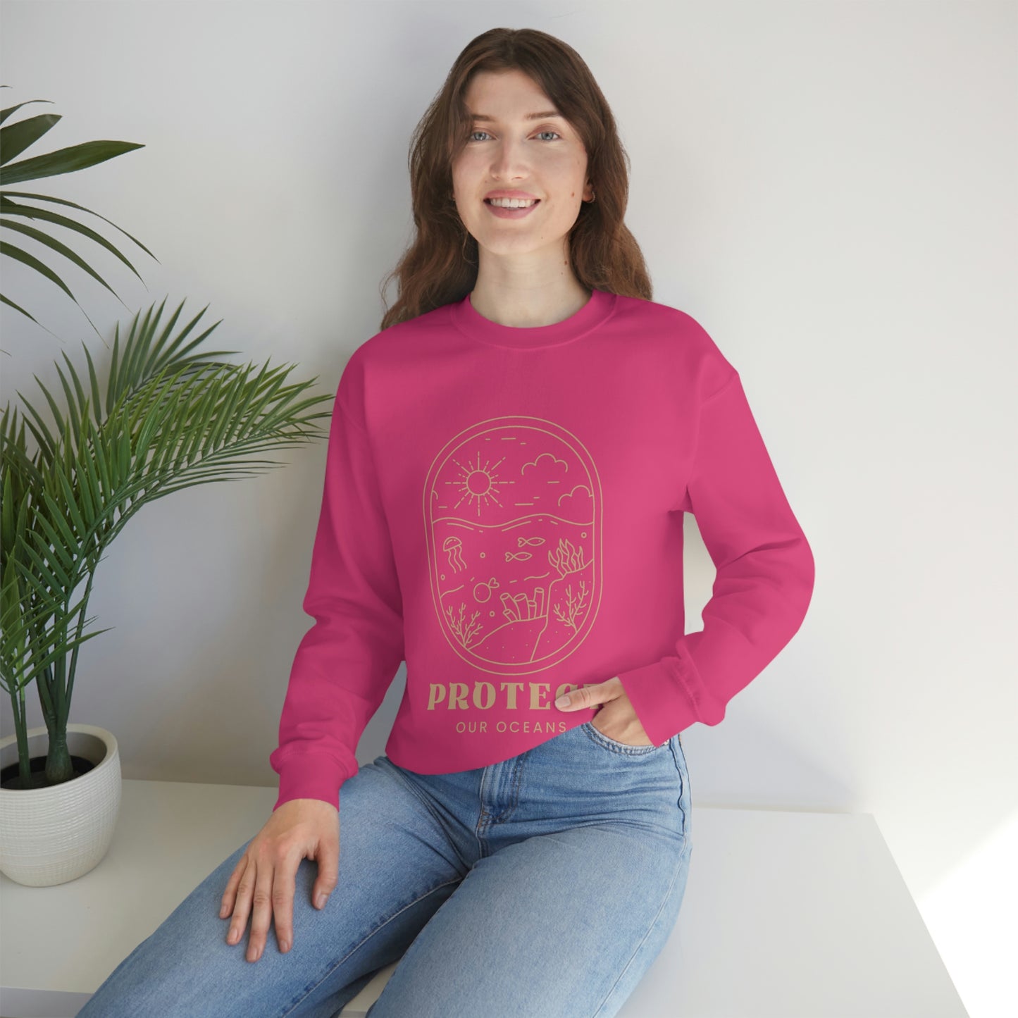 Protect Our Oceans Unisex Crewneck