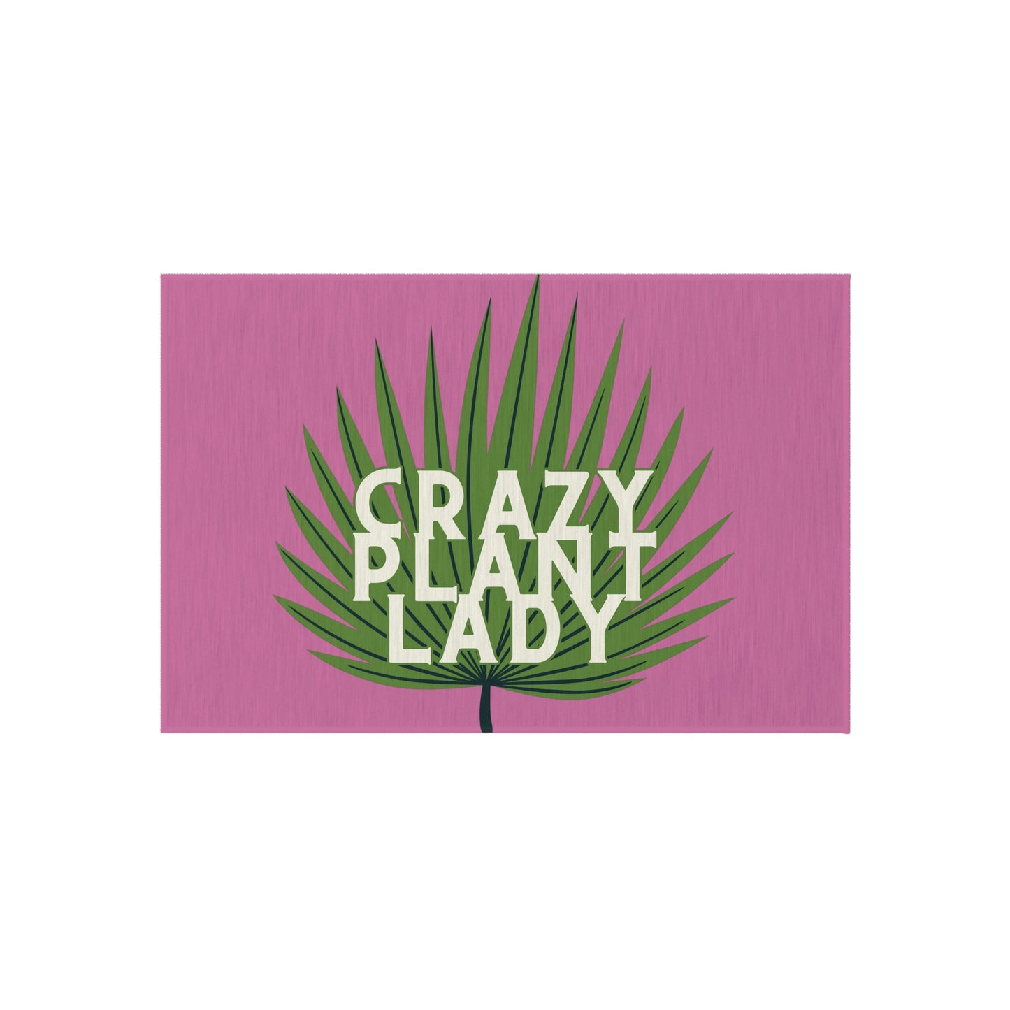 Crazy Plant Lady Outdoor Rug
