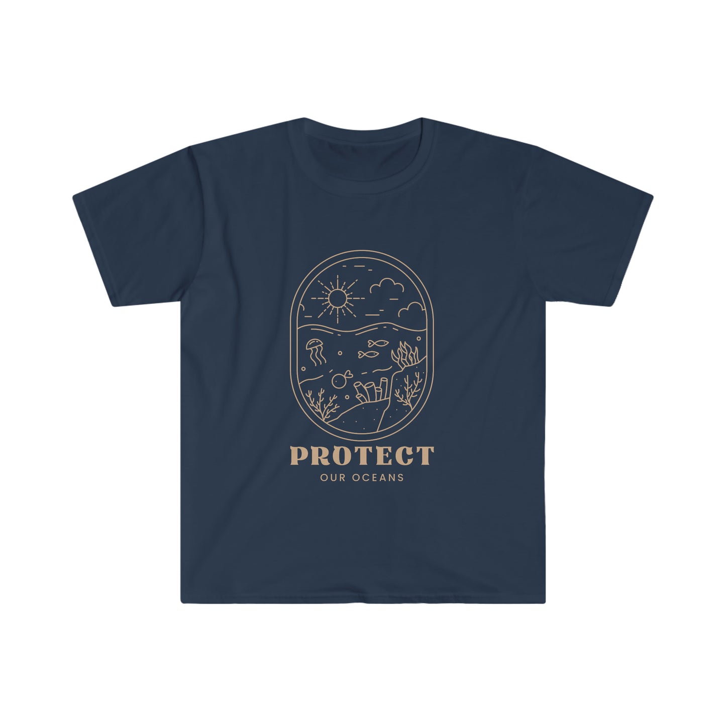Protect Our Oceans Unisex Softstyle T-Shirt