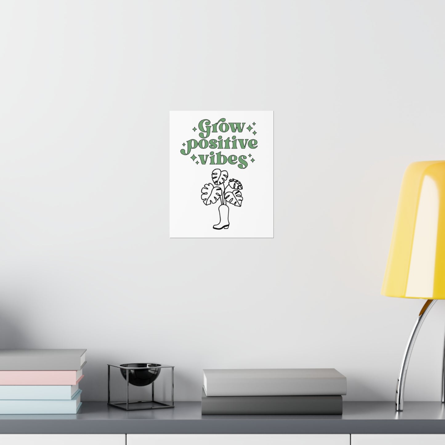 Grow Positive Matte Vertical Posters