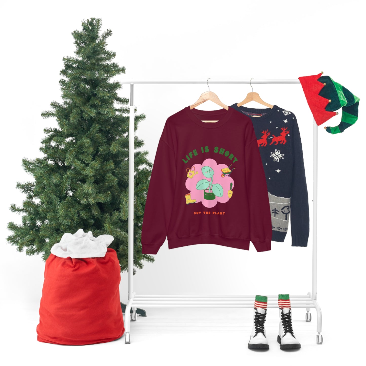 Life Is Short Unisex Crewneck
