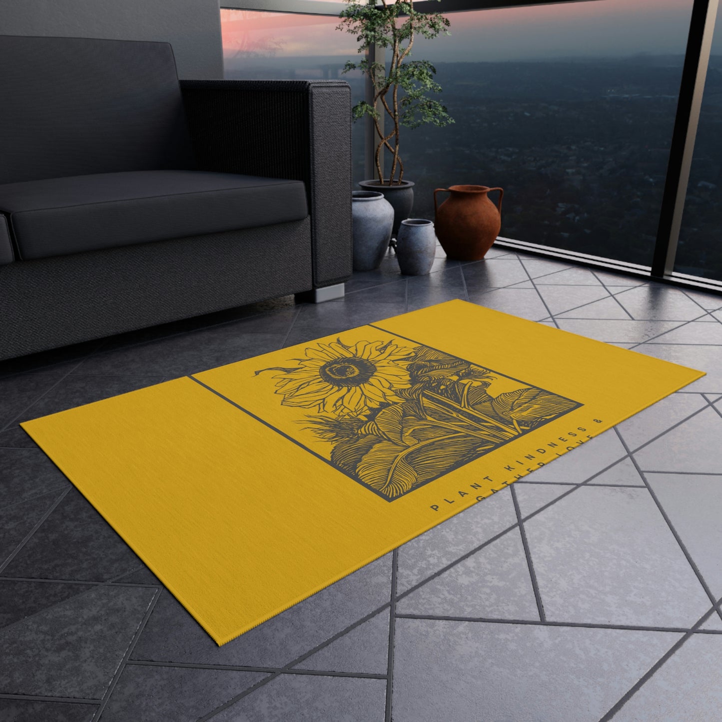 Plant Kindness Outdoor Rug