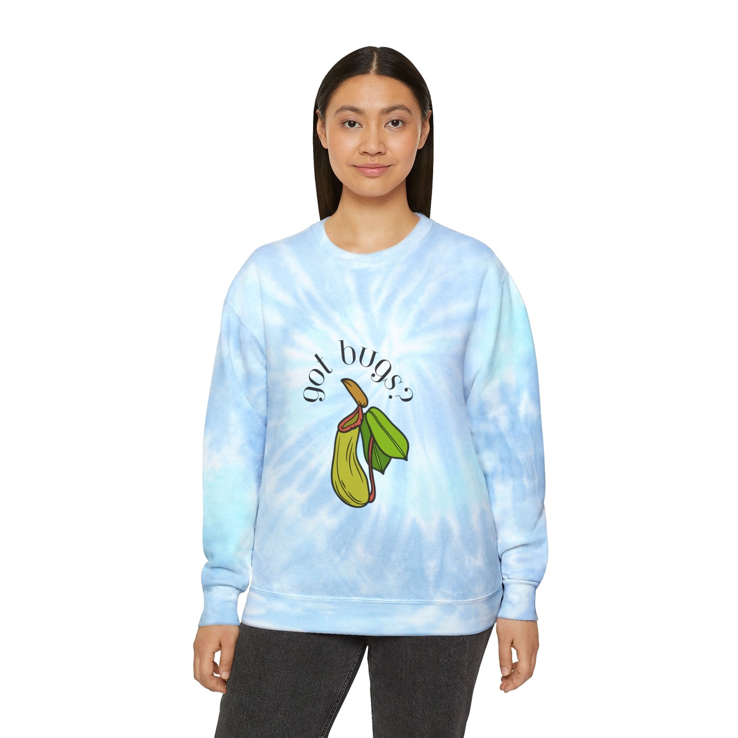 Got Bugs? Tie-Dye Crewneck