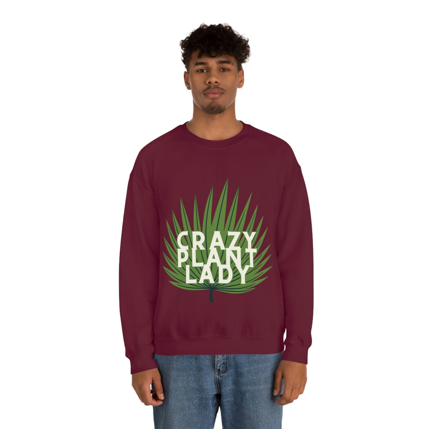 Crazy Plant Lady Unisex Crewneck