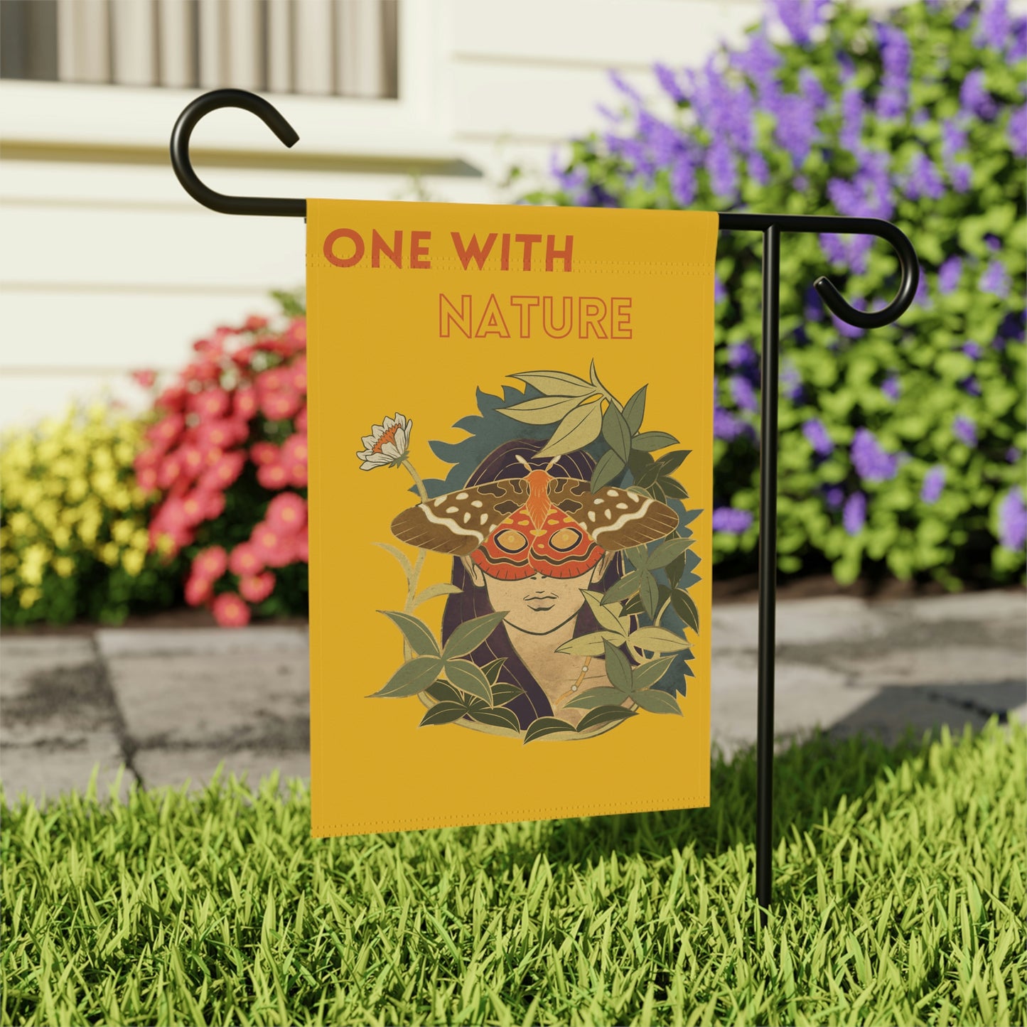 One With Nature Garden Banner