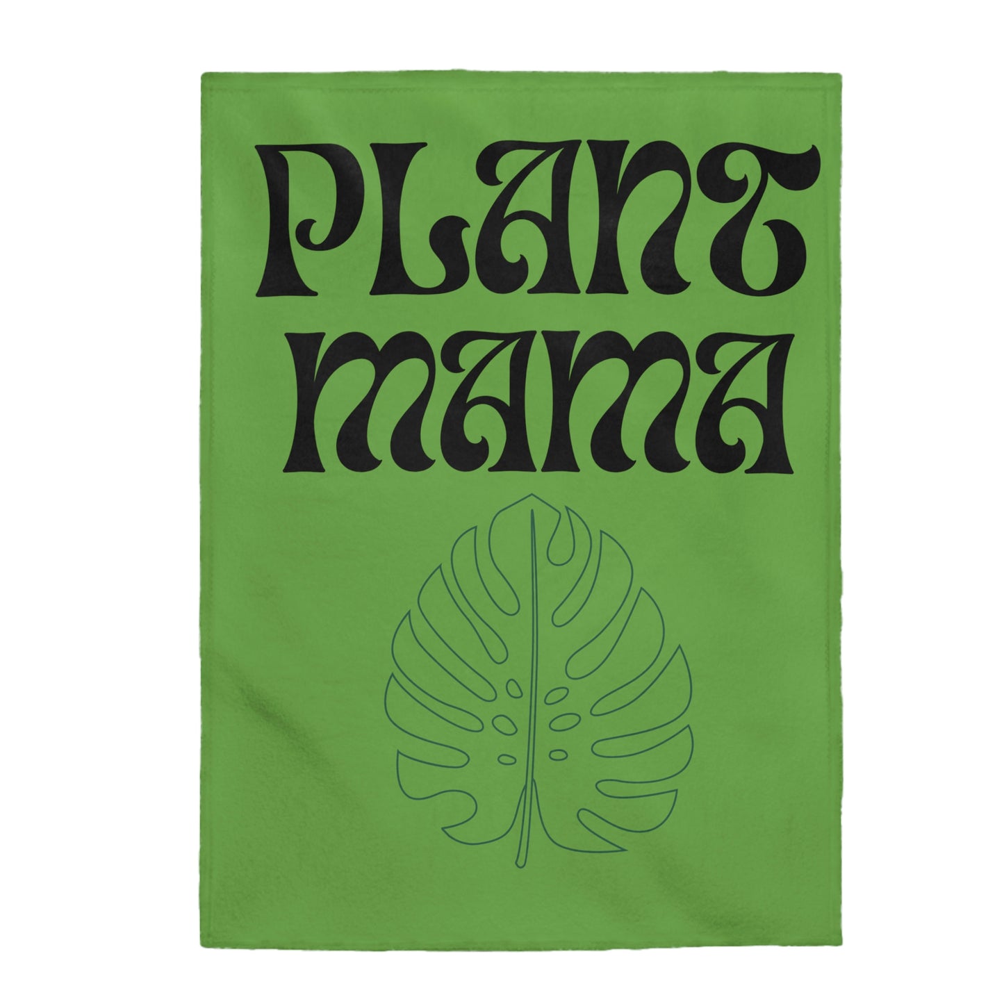 Plant Mama Velveteen Plush Blanket