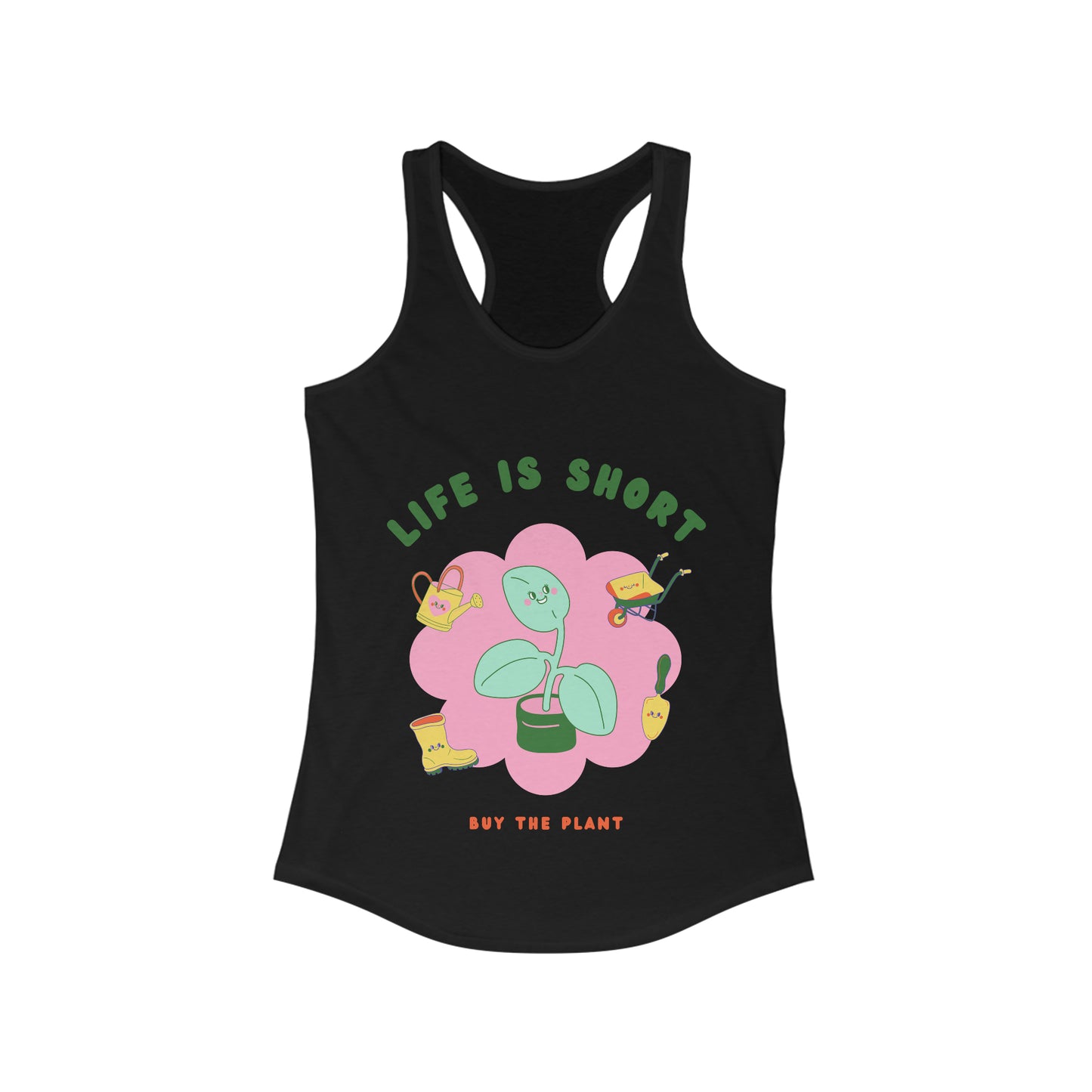 Life Is Short Women's Racerback Tank