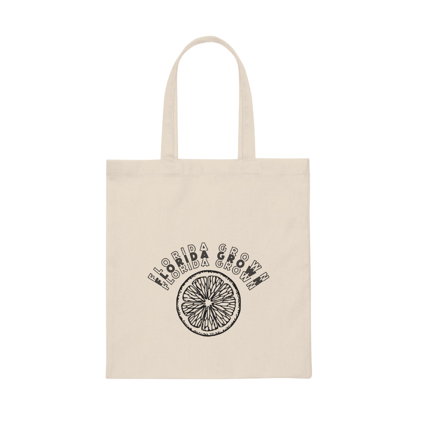Florida Grown Canvas Tote Bag