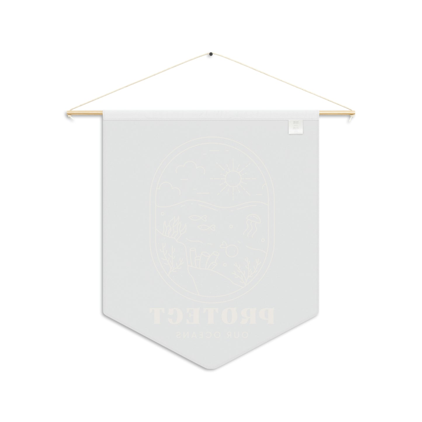 Protect Our Oceans Pennant