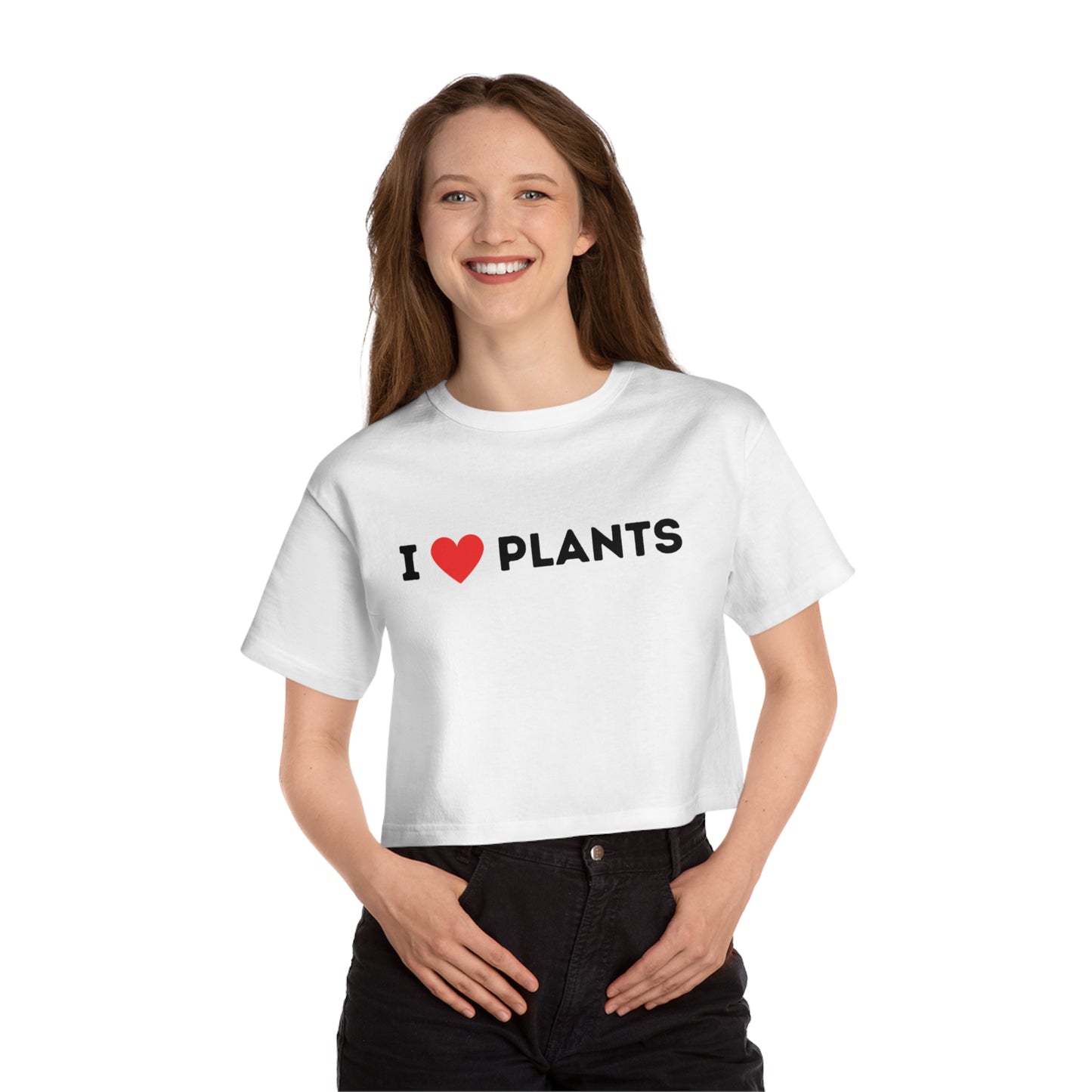 Love Plants Champion Cropped T-Shirt