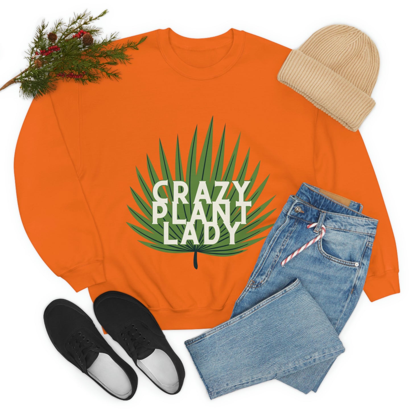 Crazy Plant Lady Unisex Crewneck