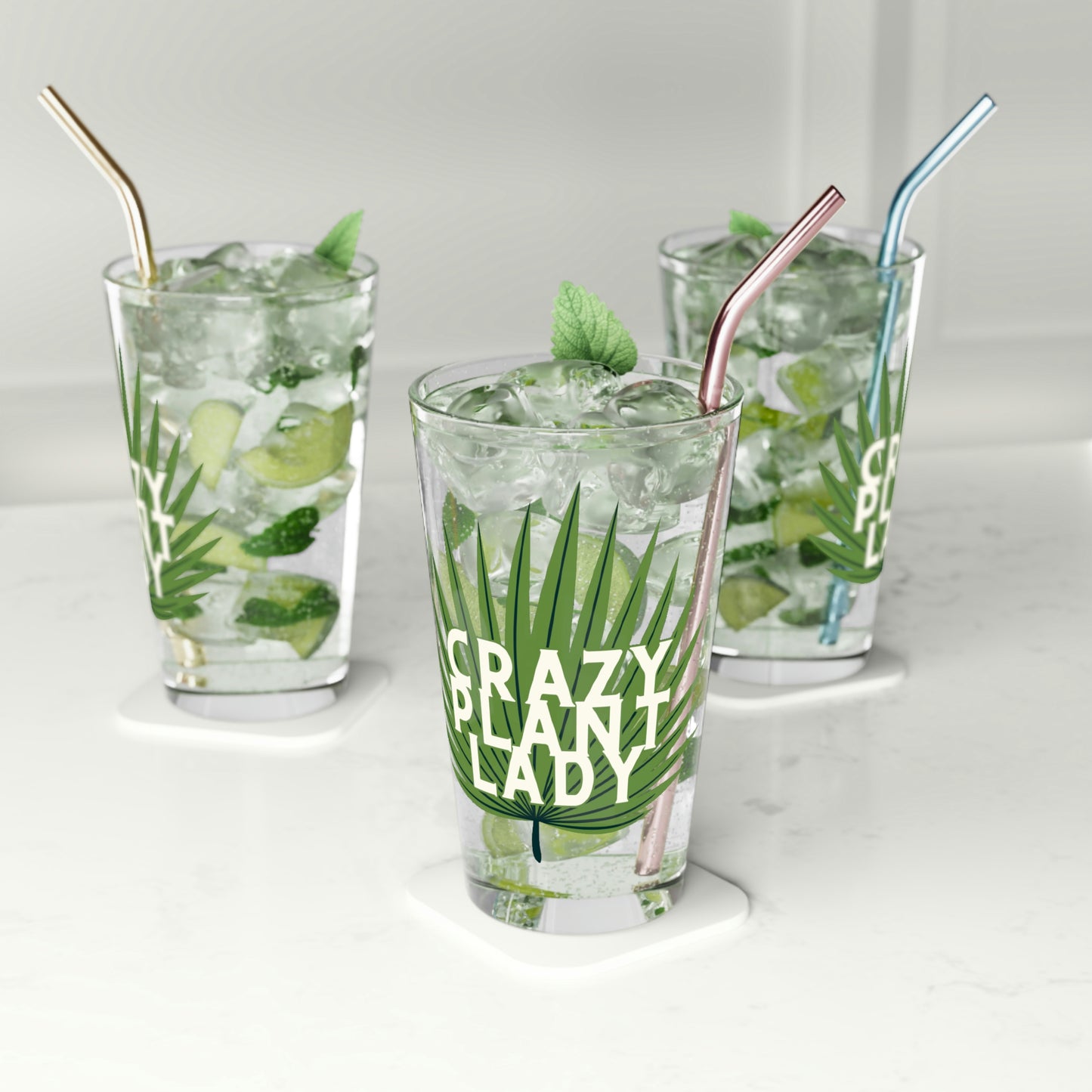Crazy Plant Lady Pint Glass