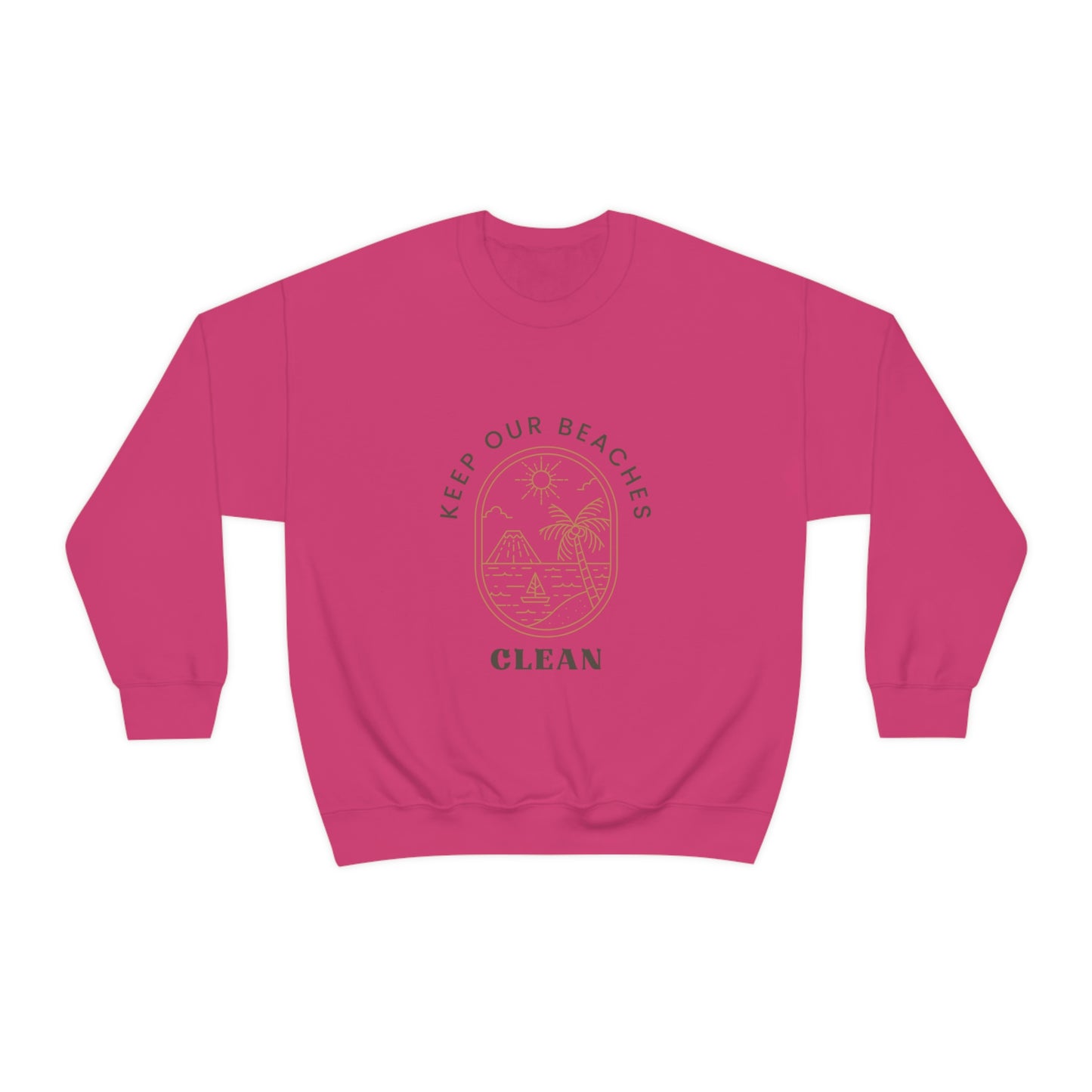 Clean Beaches Unisex Crewneck