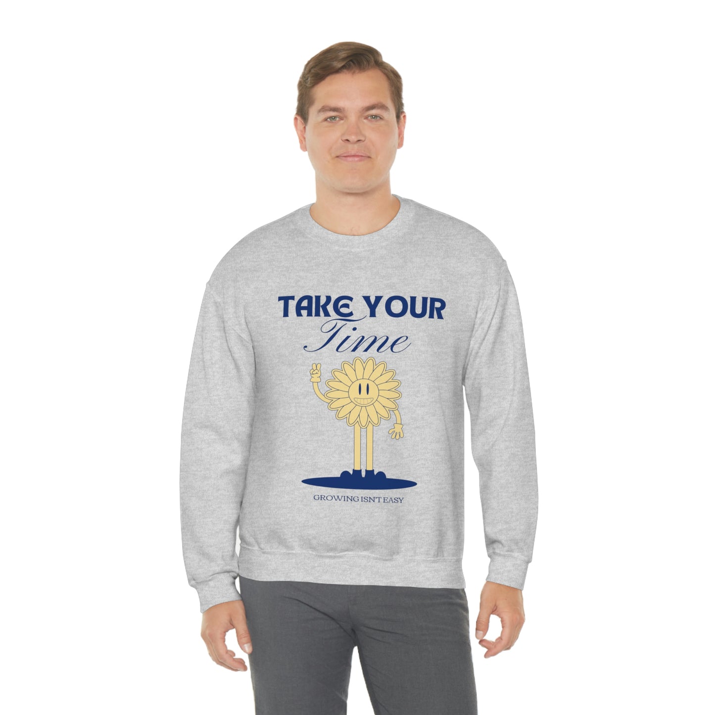 Growing Isn't Easy Unisex Crewneck
