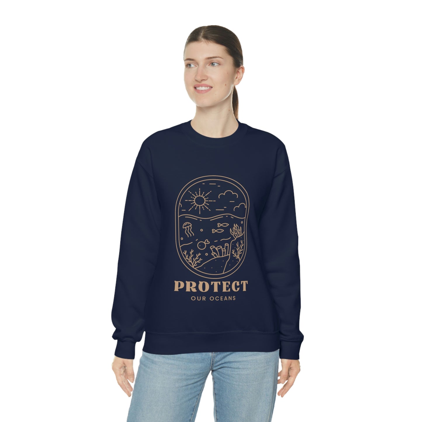 Protect Our Oceans Unisex Crewneck
