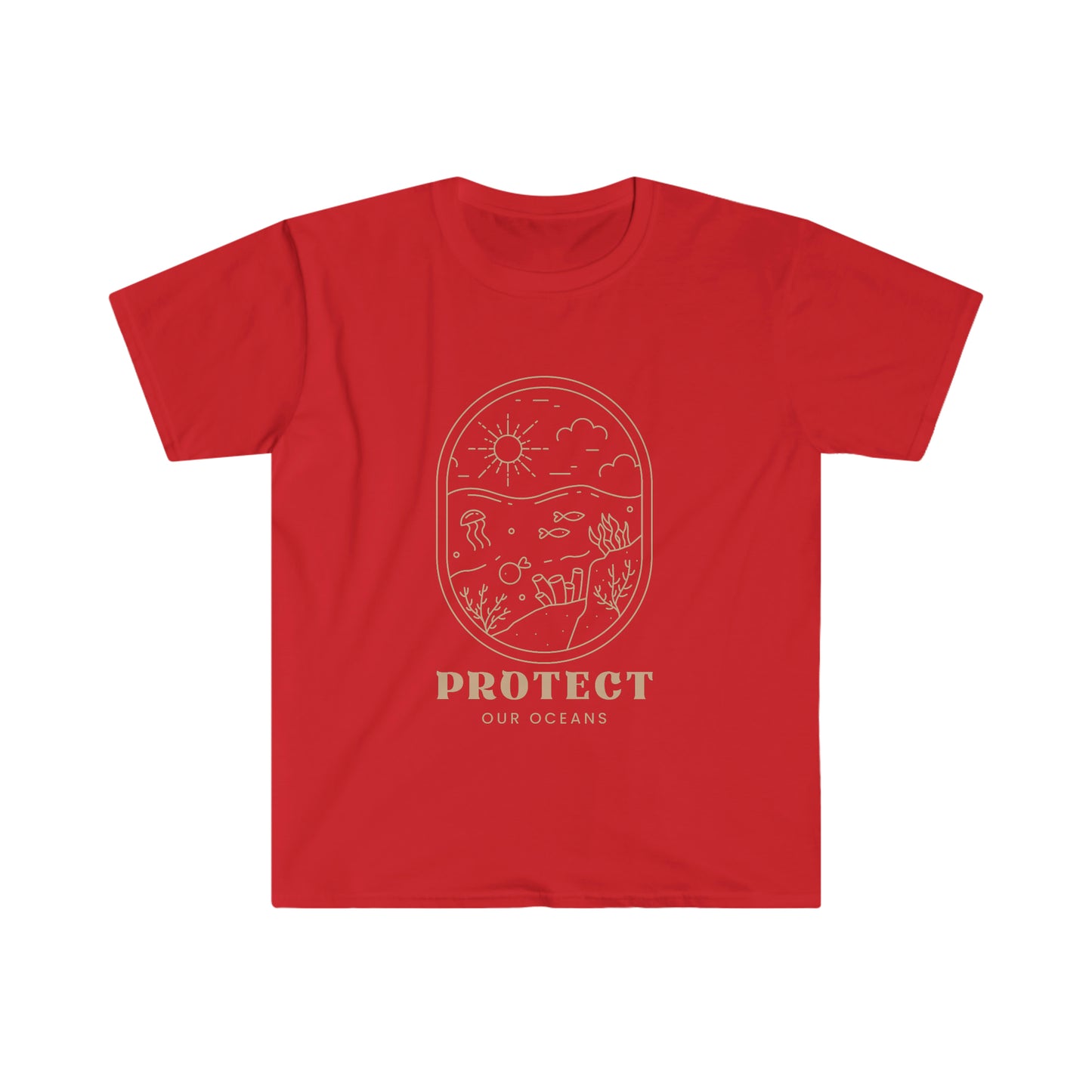 Protect Our Oceans Unisex Softstyle T-Shirt
