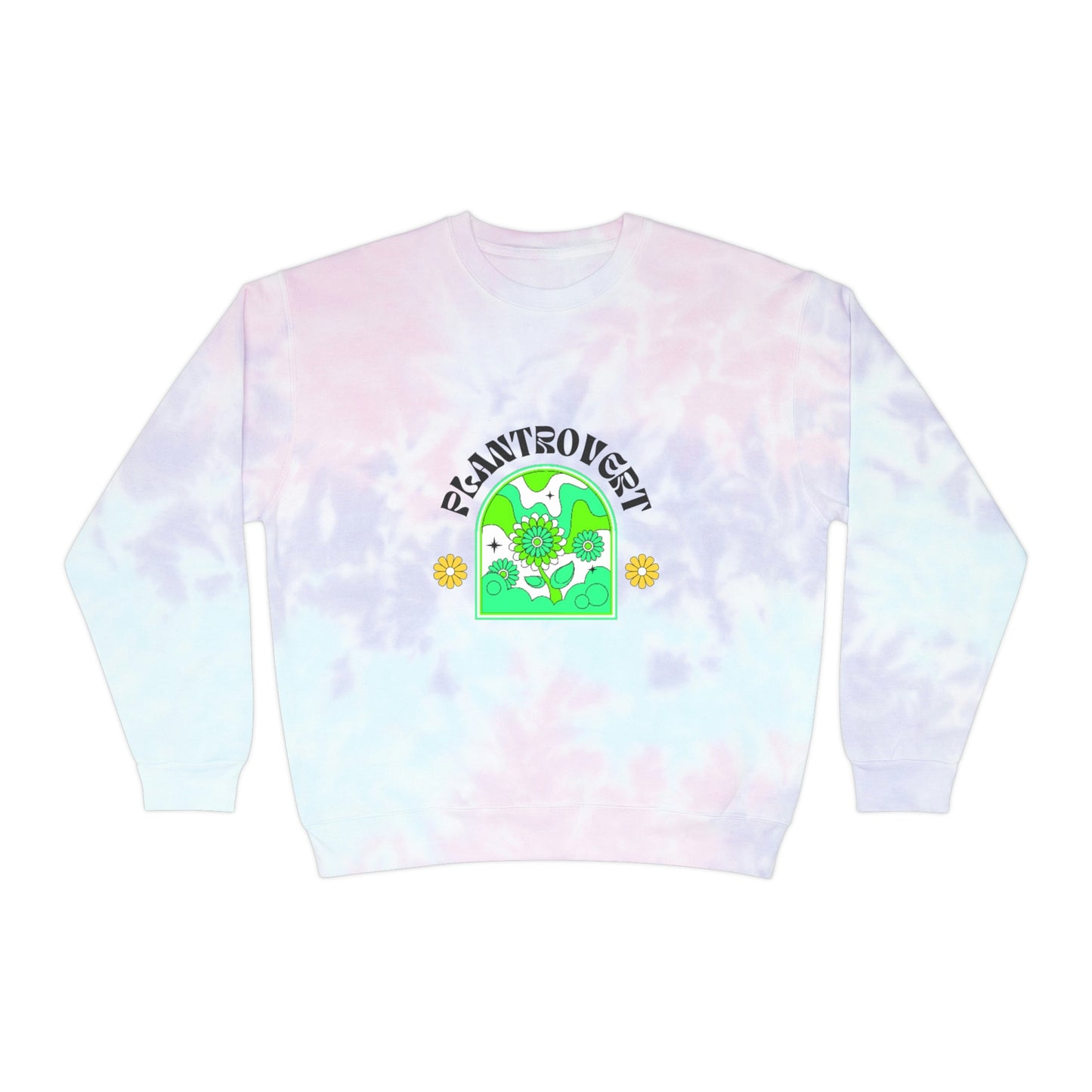 Plantrovert Unisex Tie-Dye Crewneck