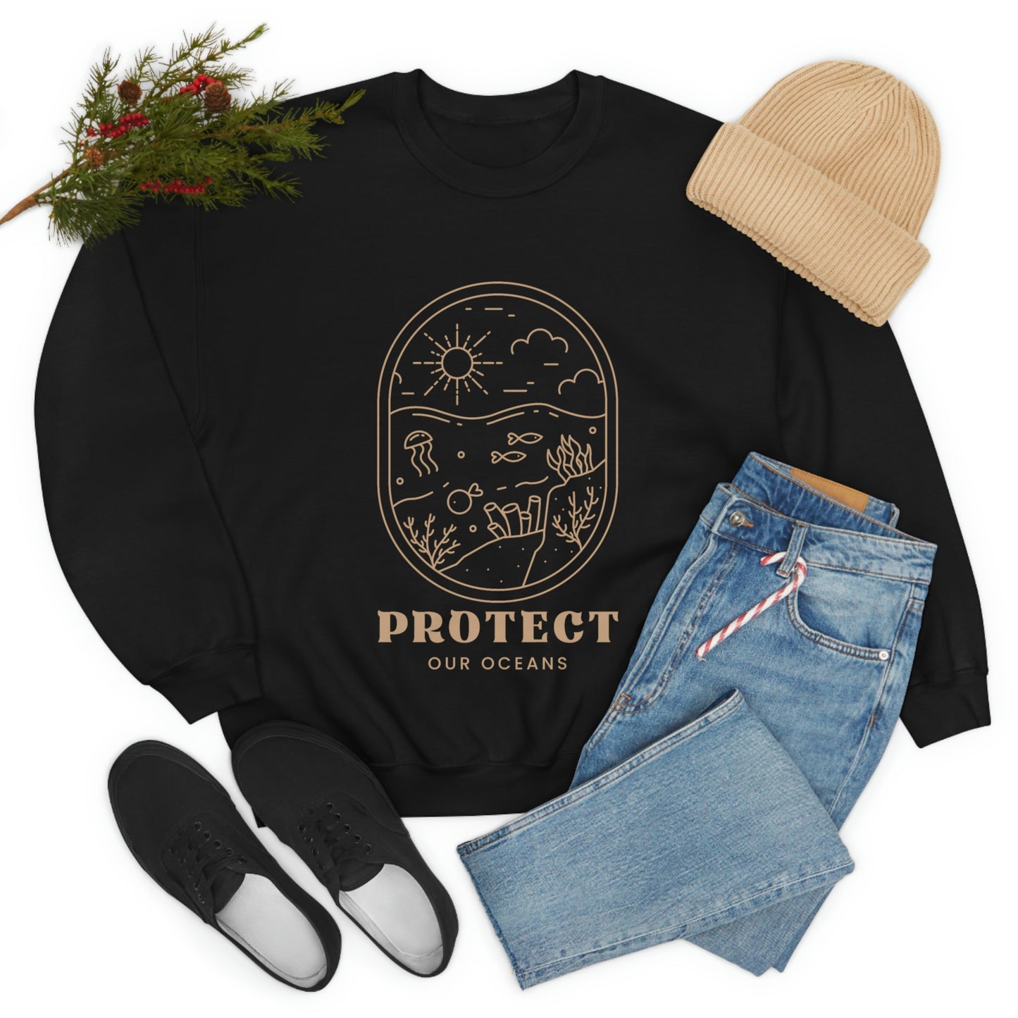 Protect Our Oceans Unisex Crewneck