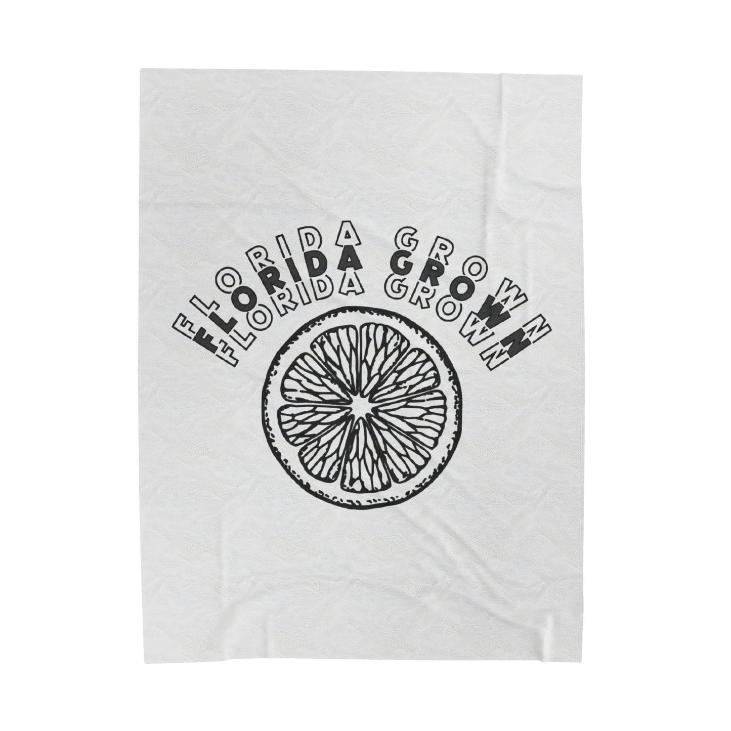 Florida Grown Velveteen Plush Blanket