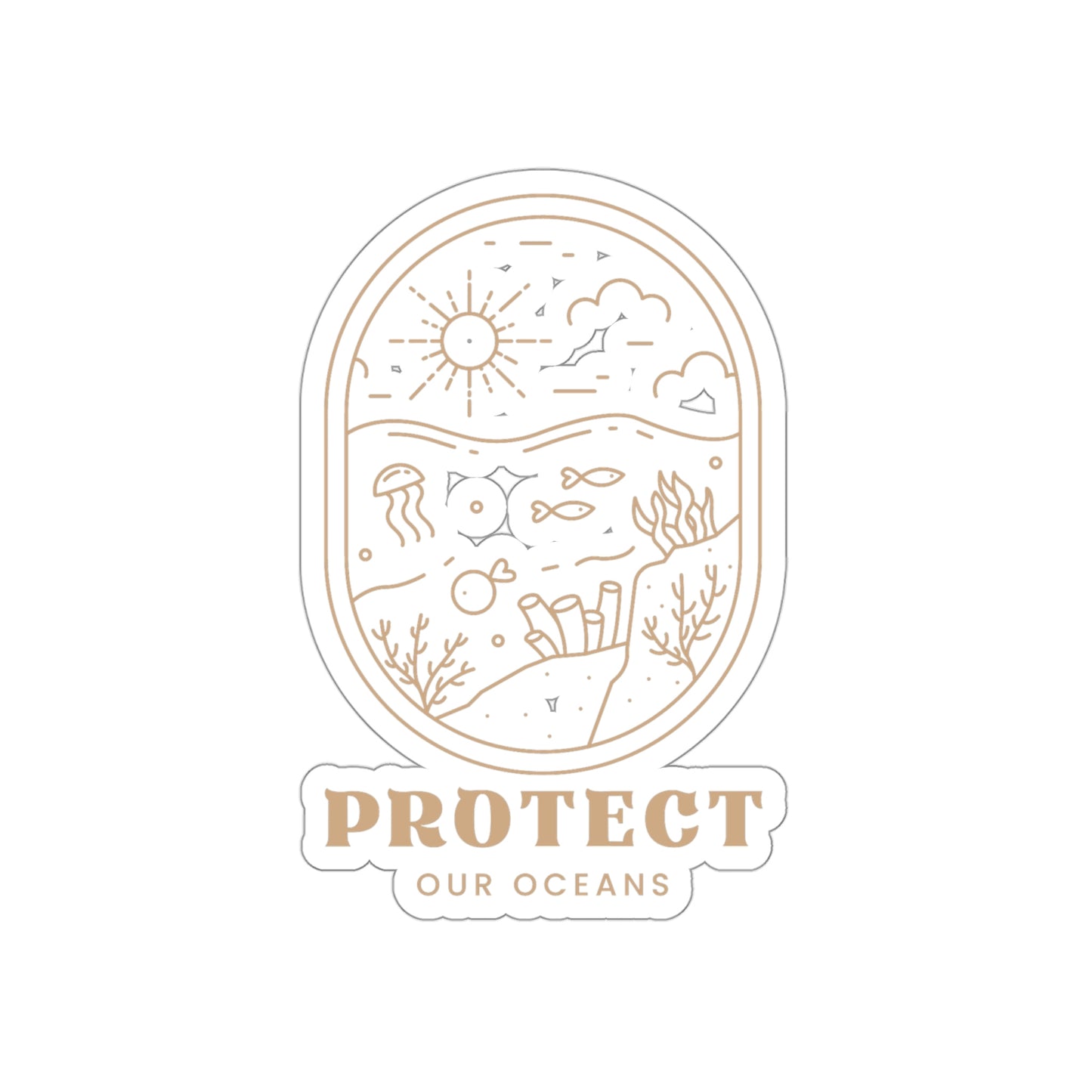 Protect Our Oceans Stickers