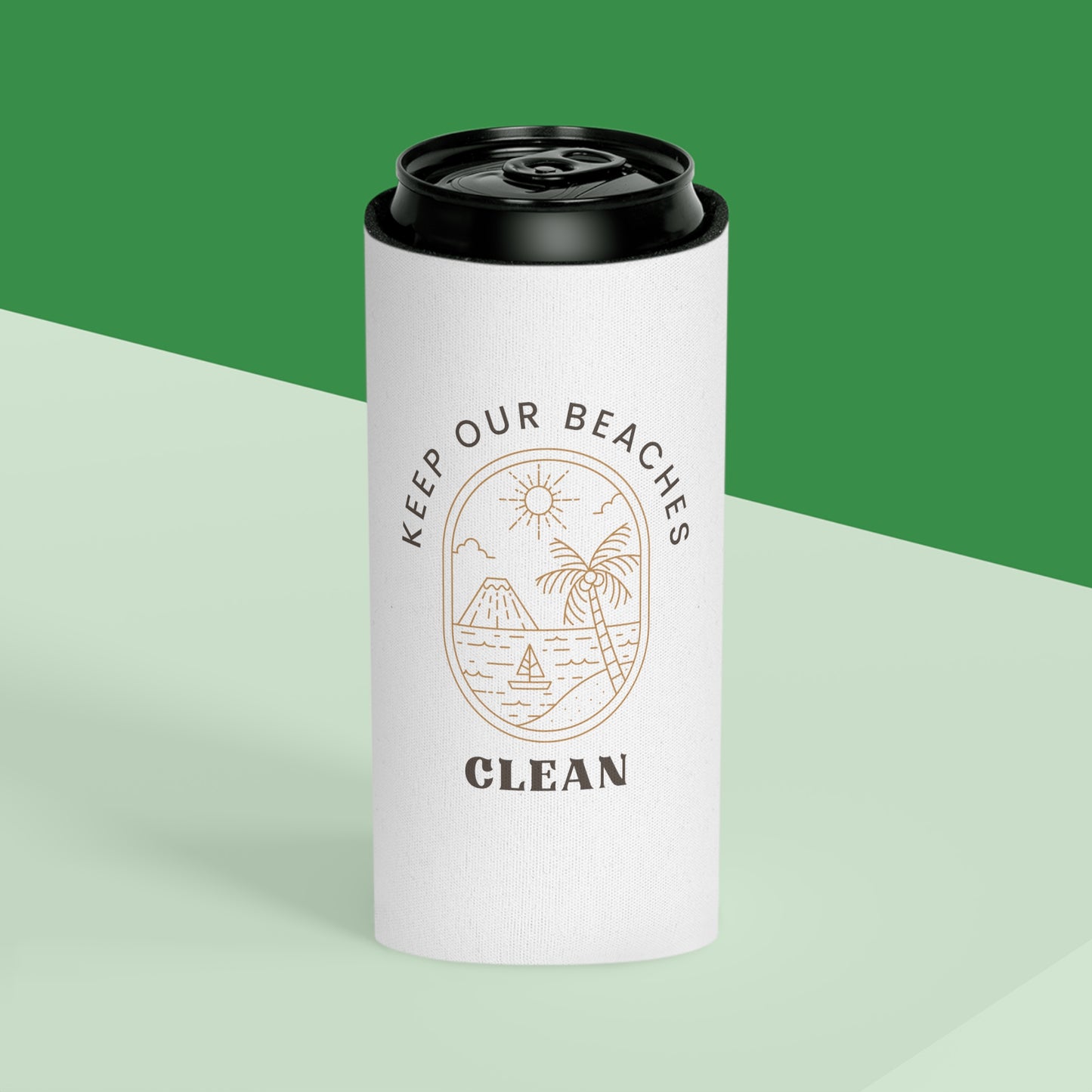 Clean Beaches Can Cooler