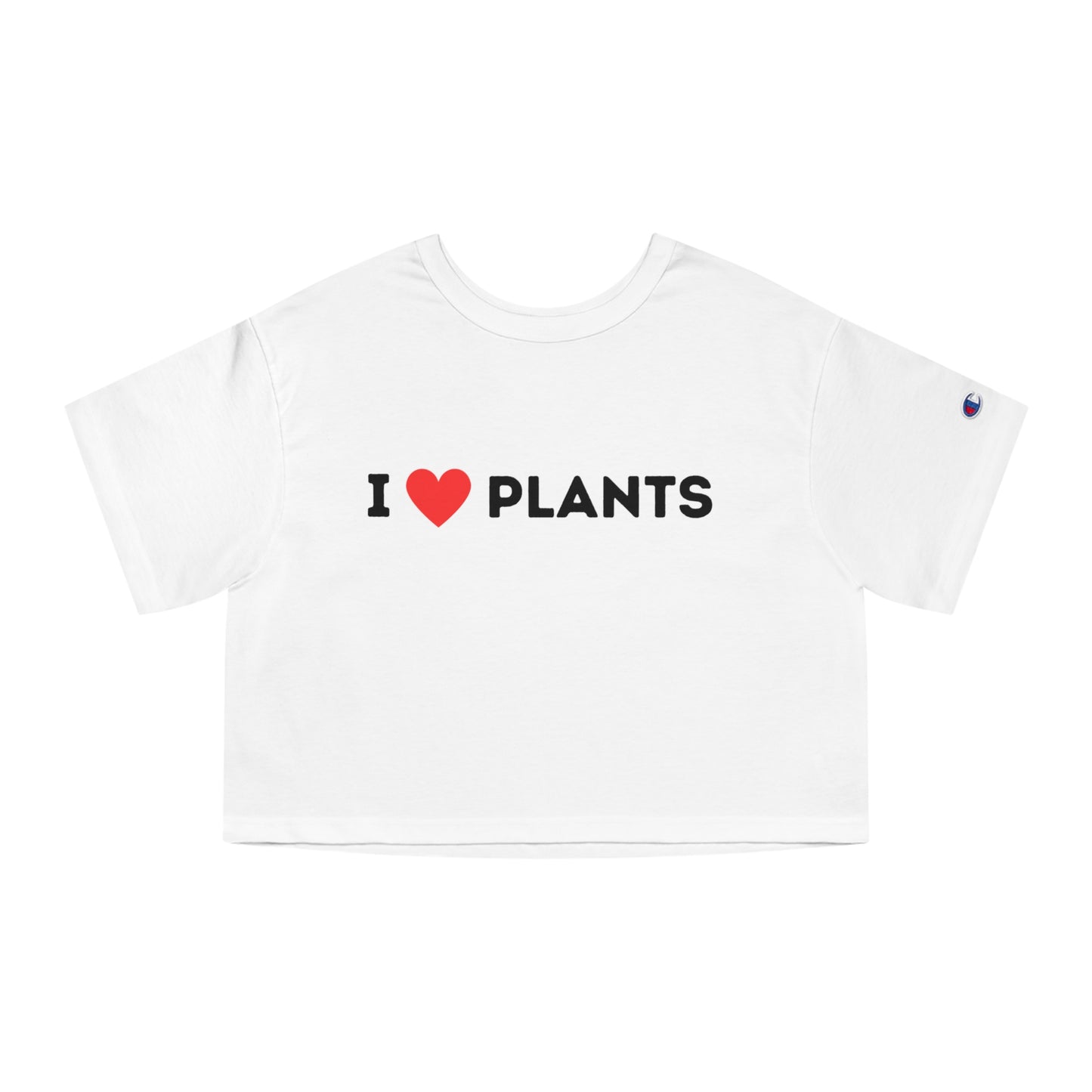 Love Plants Champion Cropped T-Shirt