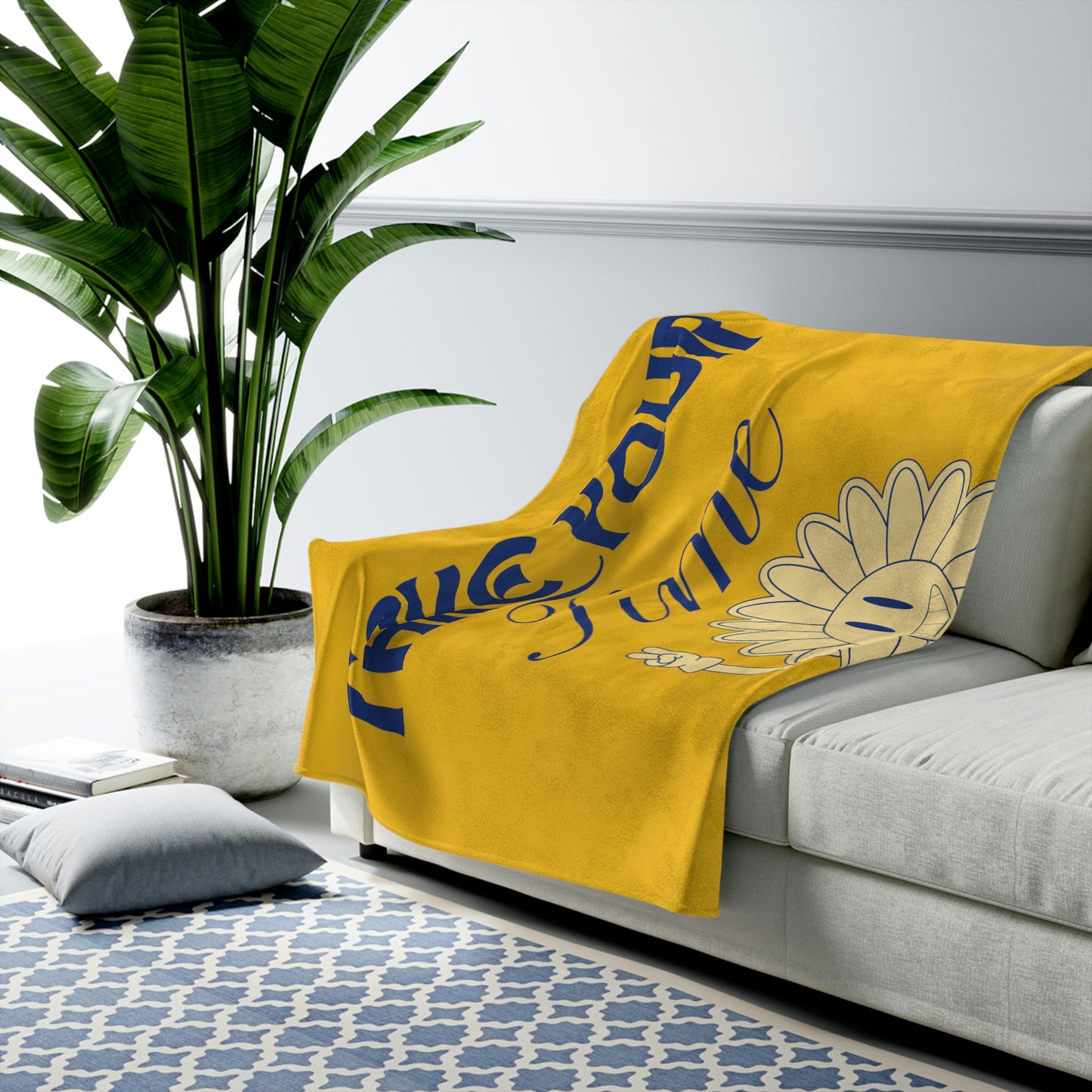 Growing Isn't Easy Velveteen Plush Blanket