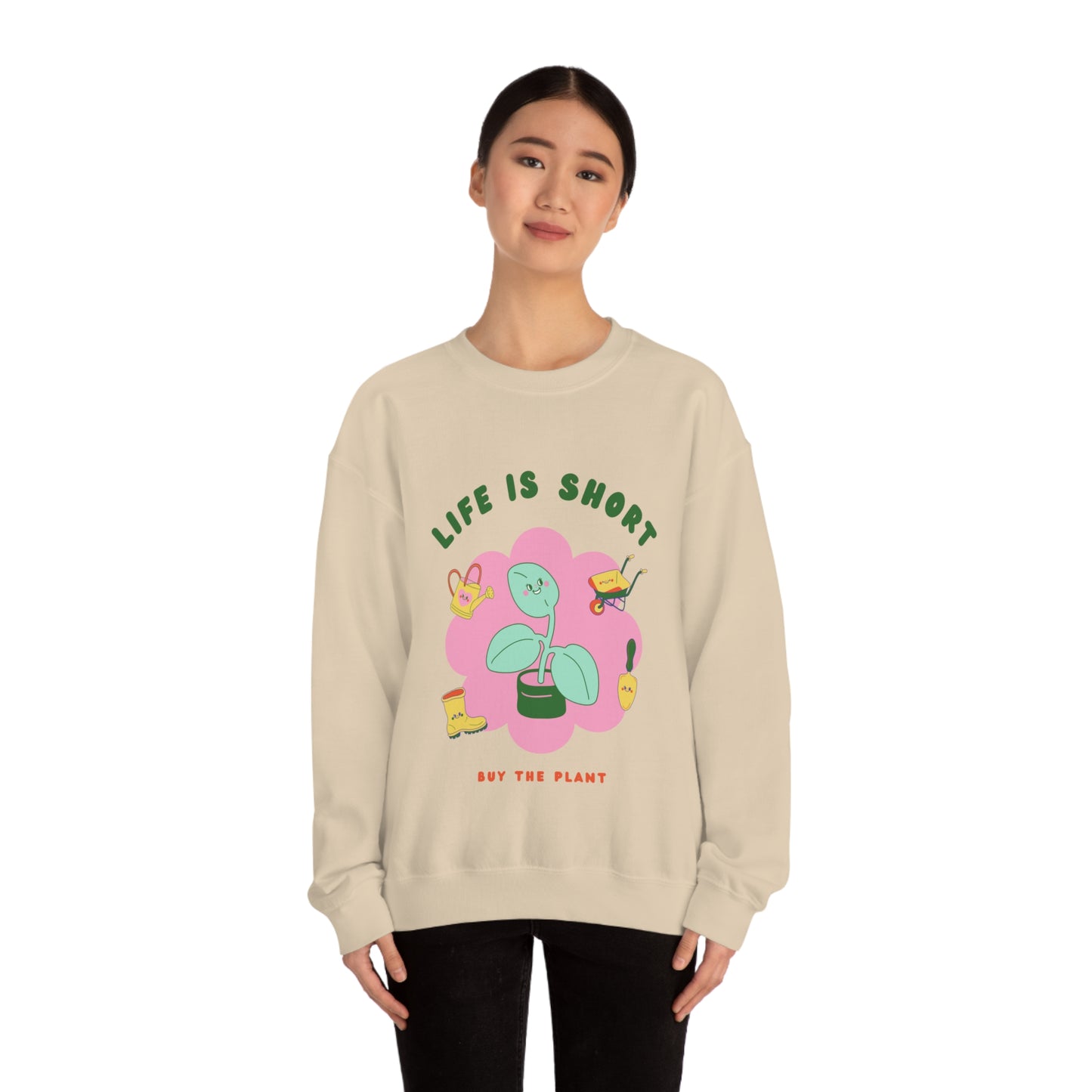 Life Is Short Unisex Crewneck