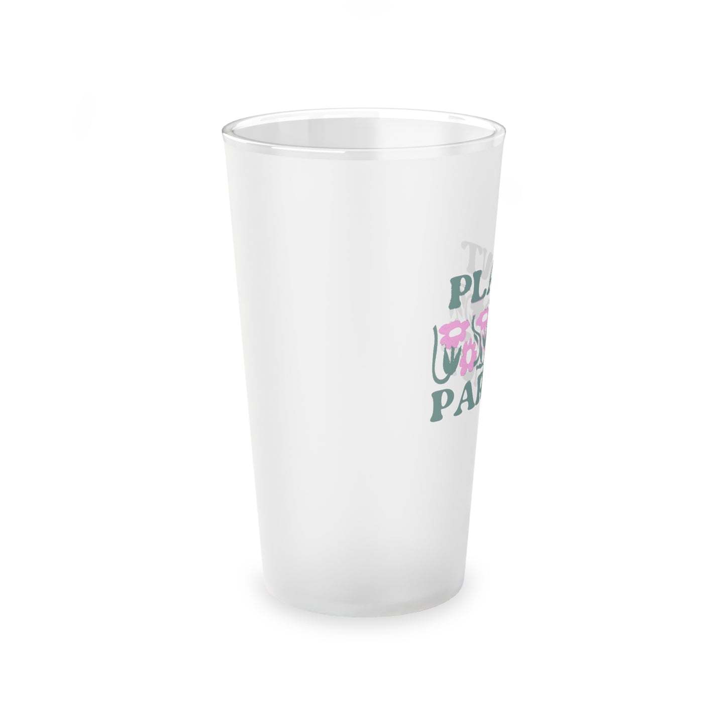 Plant ParentFrosted Pint Glass