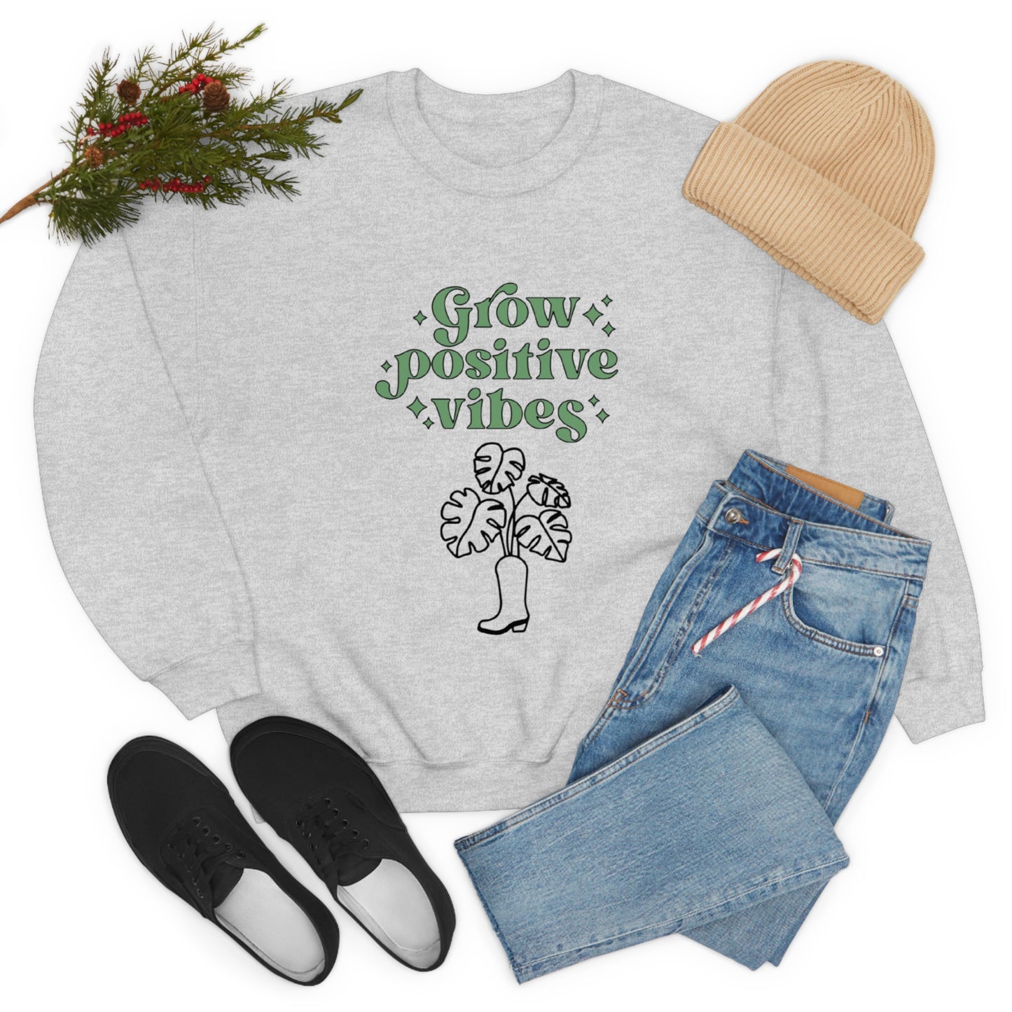 Grow Positive Unisex Crewneck