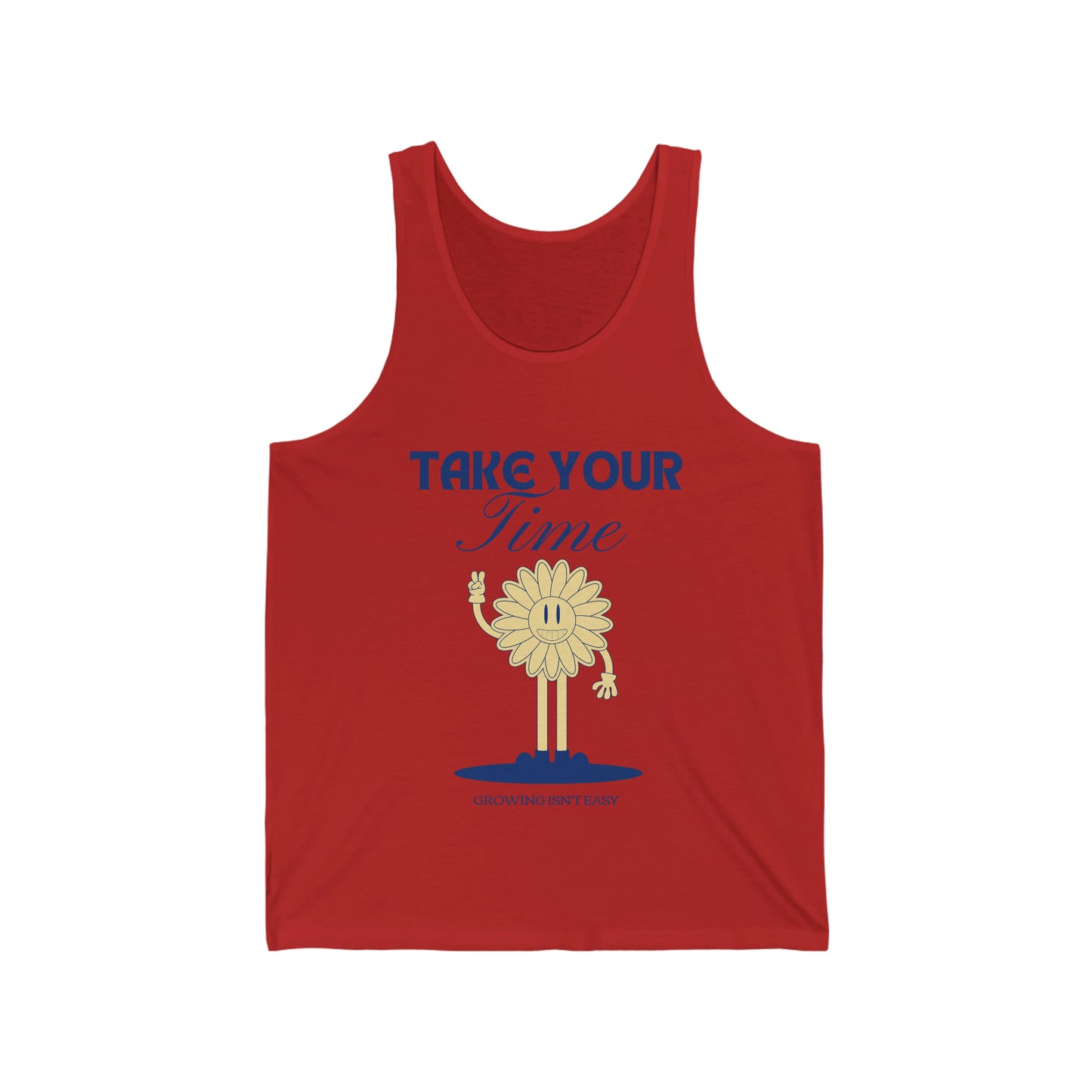 Growing Isn't Easy Unisex Jersey Tank