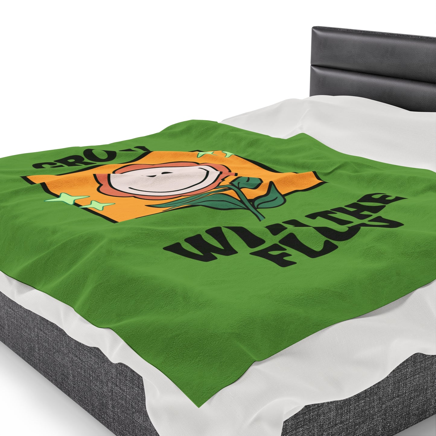Flow Velveteen Plush Blanket