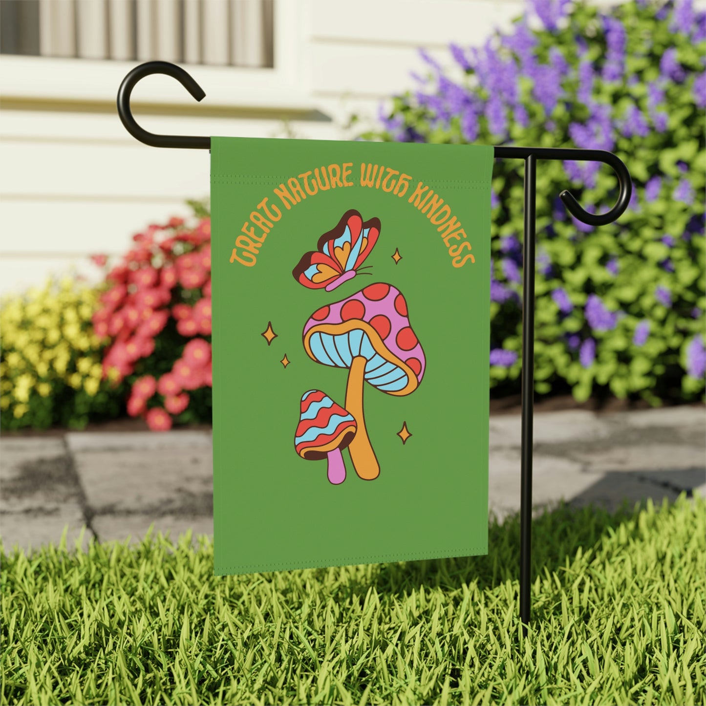 Treat Nature With Kindness Garden Banner
