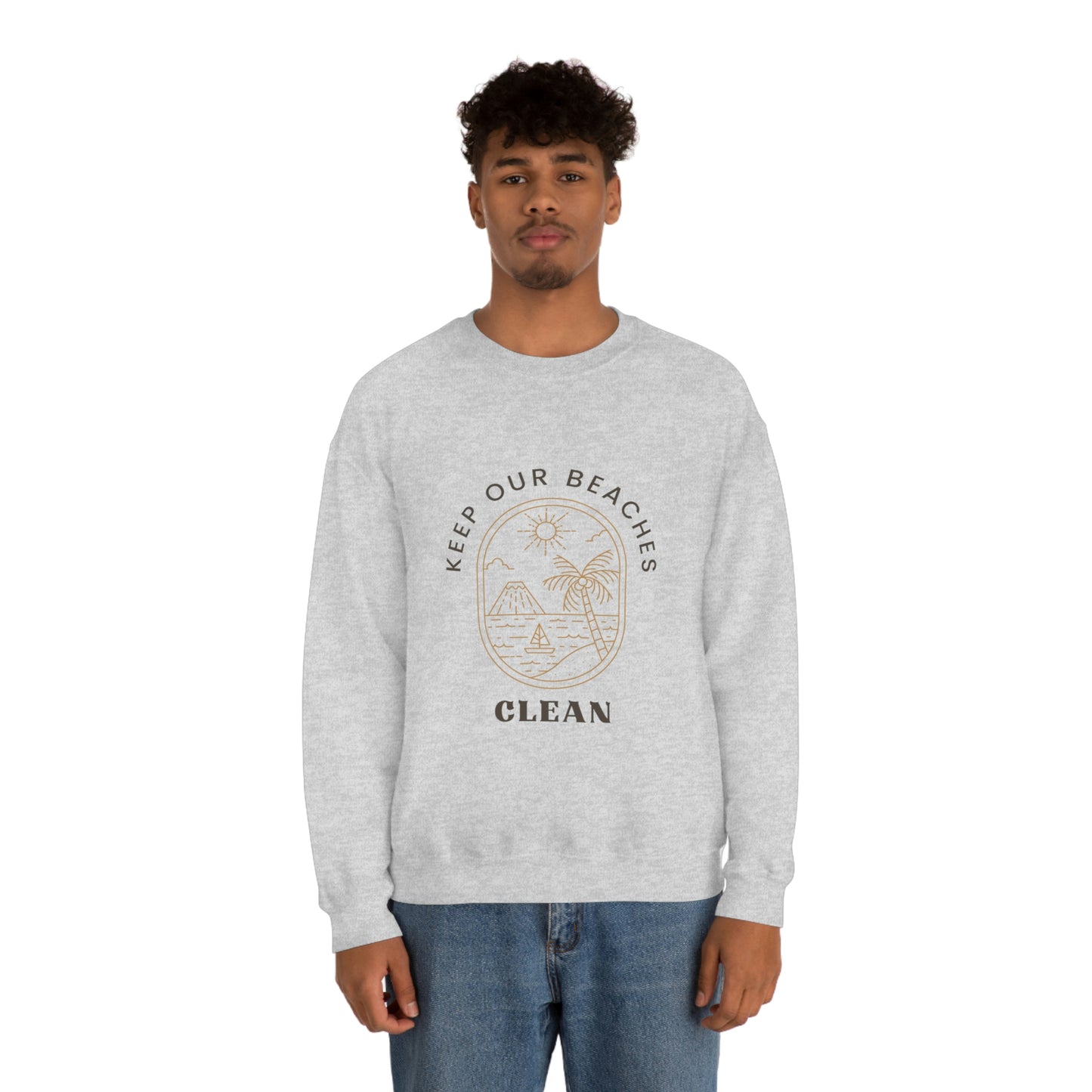 Clean Beaches Unisex Crewneck