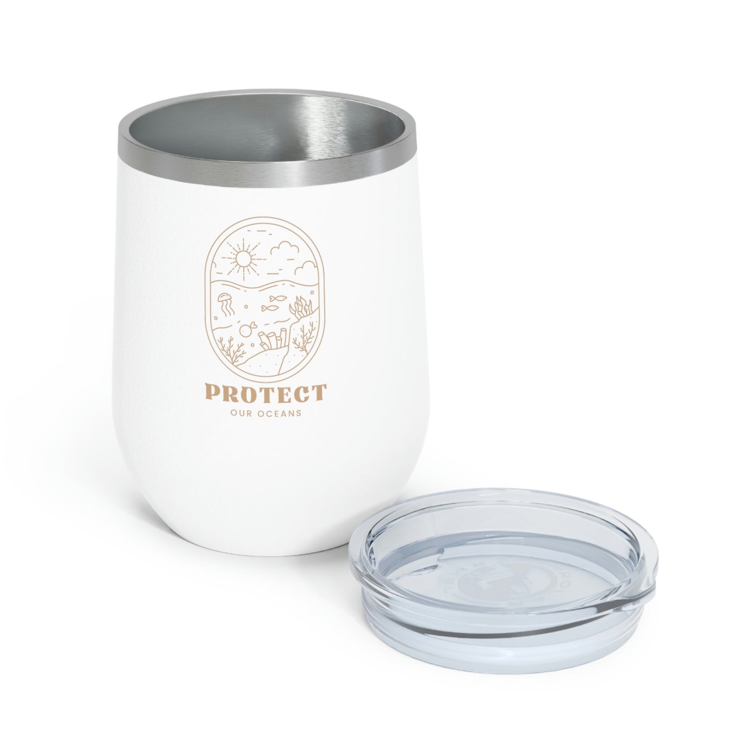 Protect Our Oceans Insulated Wine Tumbler