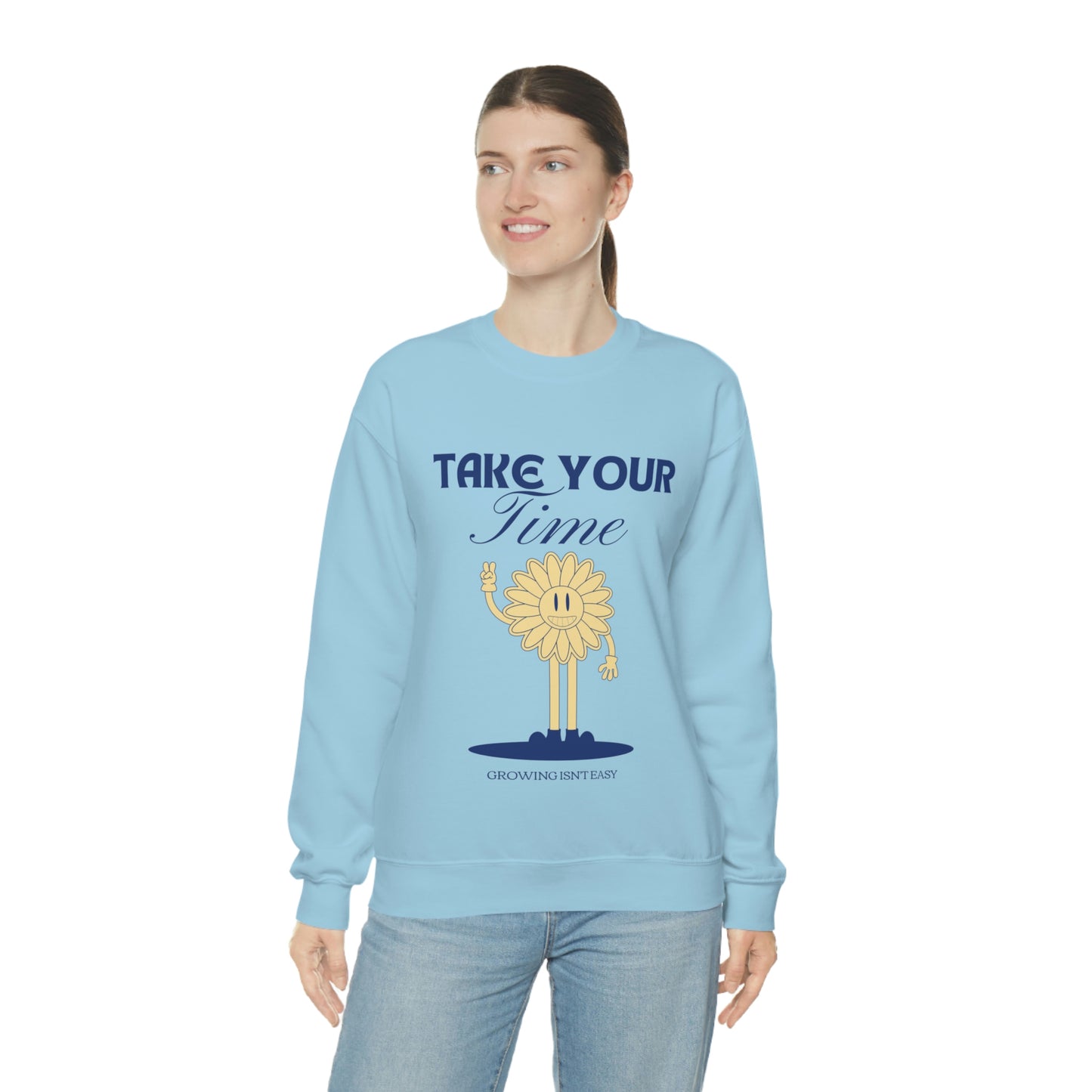 Growing Isn't Easy Unisex Crewneck
