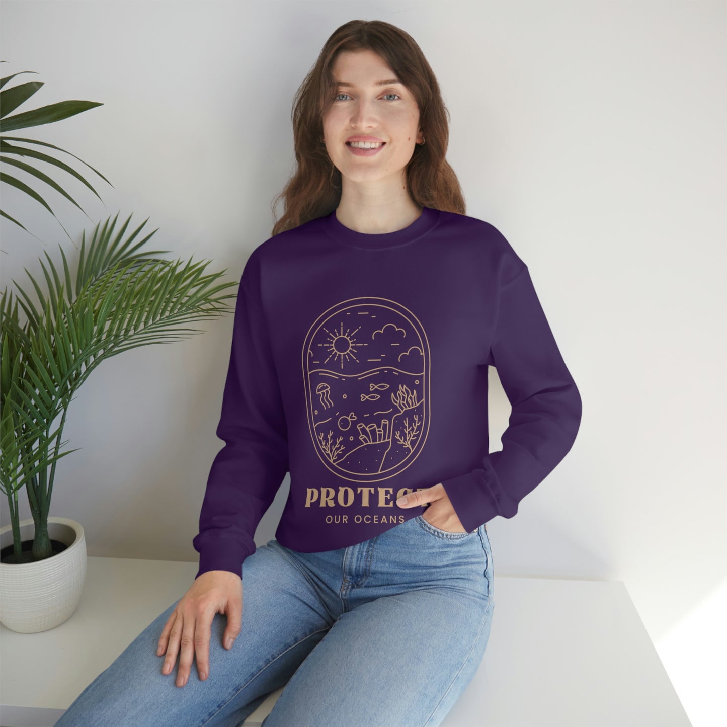 Protect Our Oceans Unisex Crewneck
