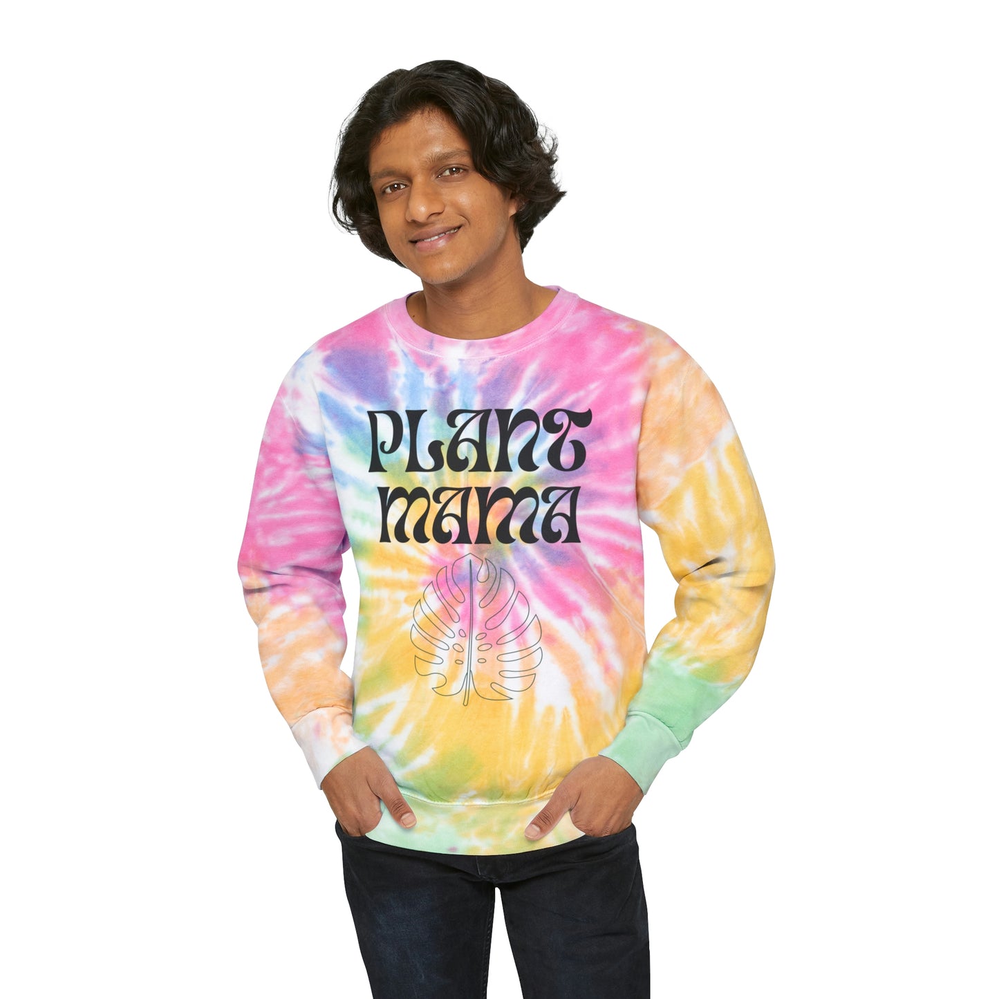 Plant Mama Unisex Tie-Dye Crewneck