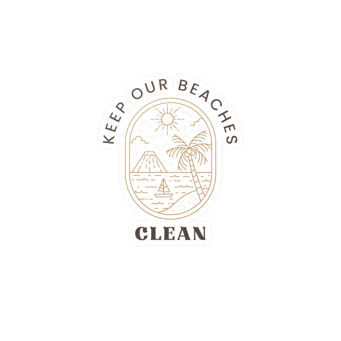 Cleah Beaches Vinyl Decals